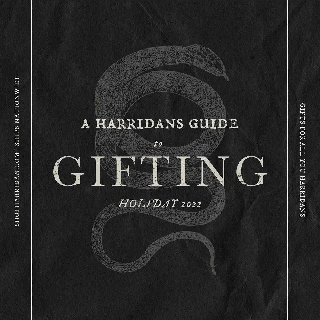 We designed Harridan to be gifted. Find something for everyone (of legal drinking age π) on your list.