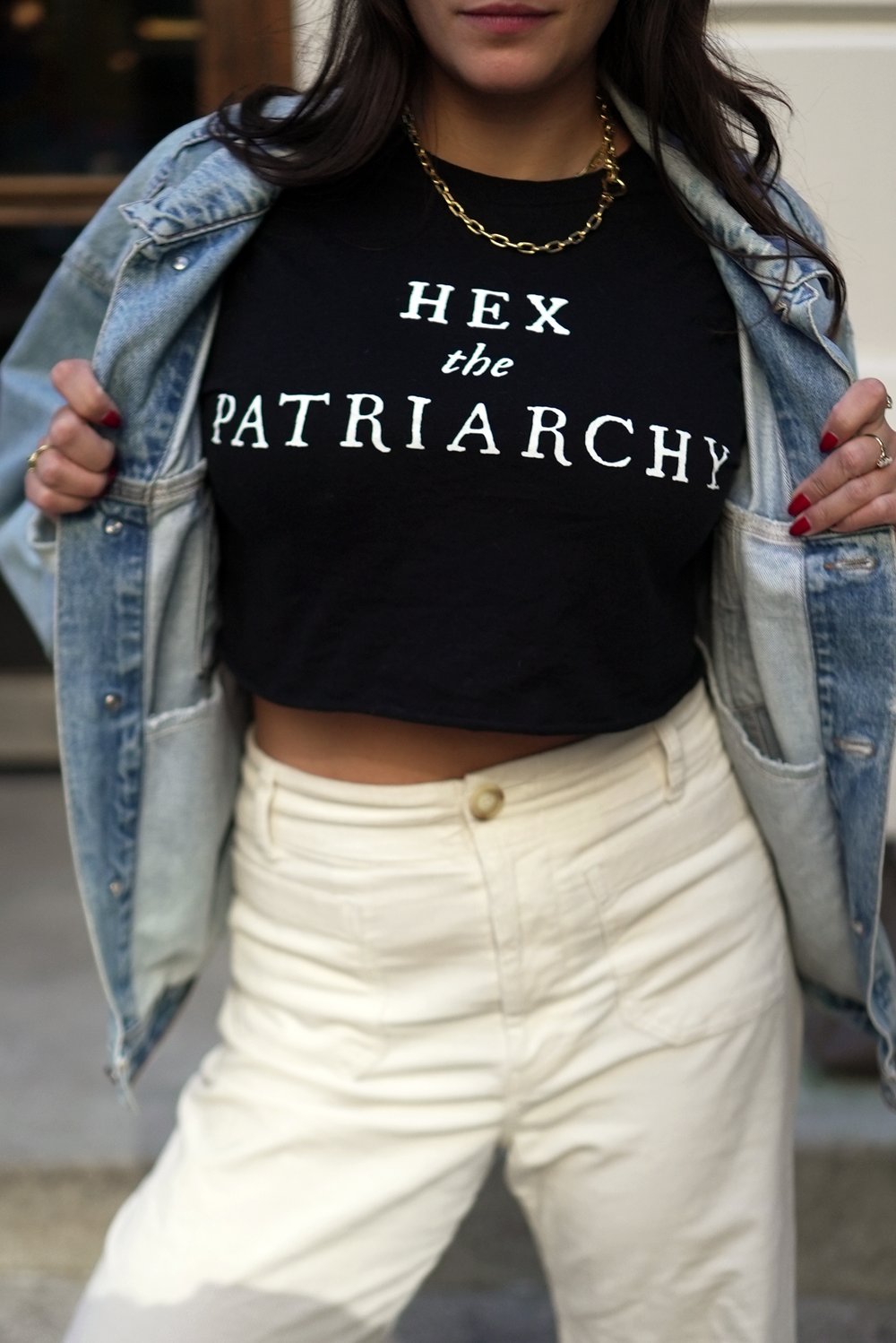 Hex the Patriarchy Signature Tee — Harridan