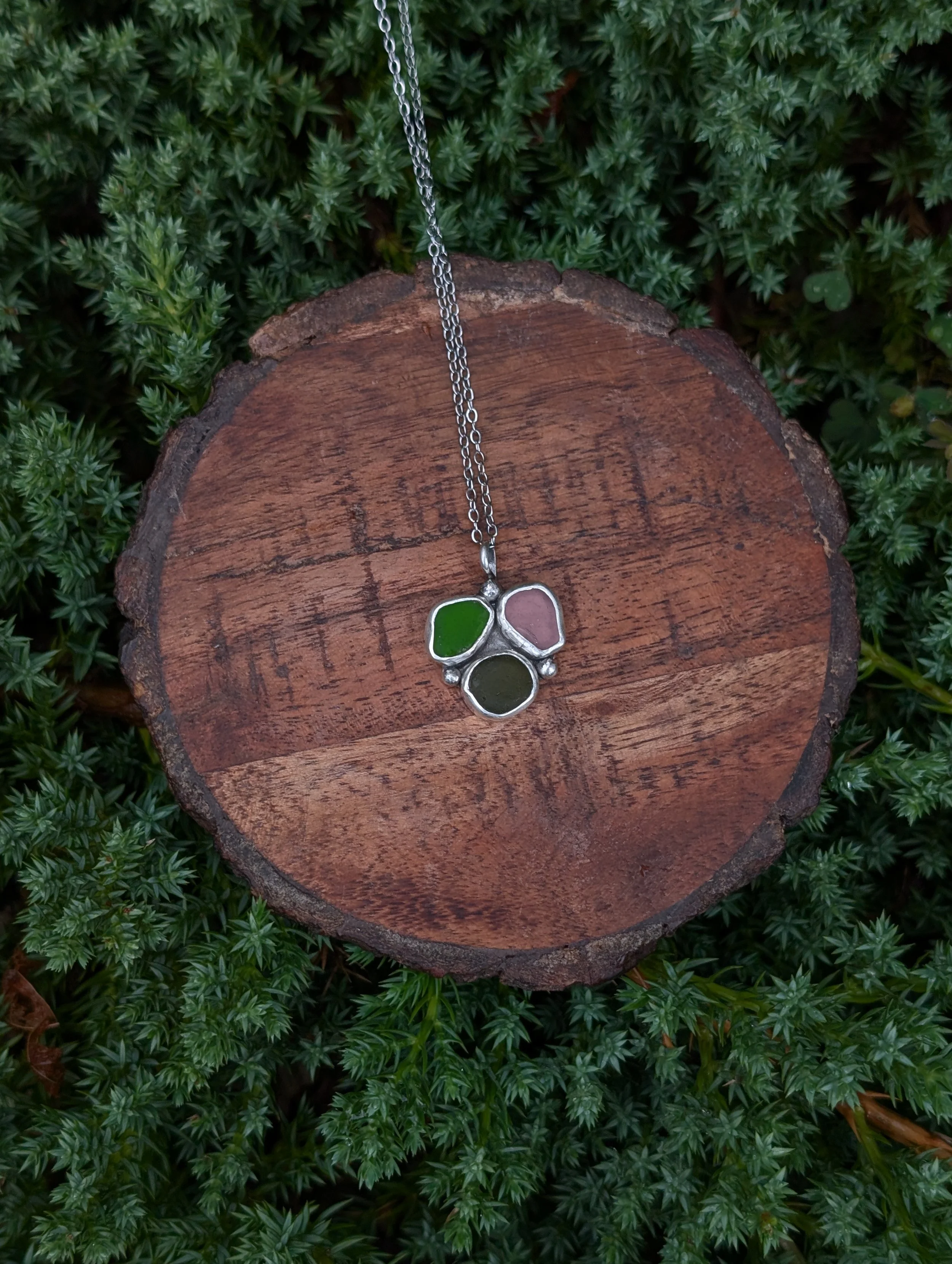 Witches Brew Sea Glass Necklace
