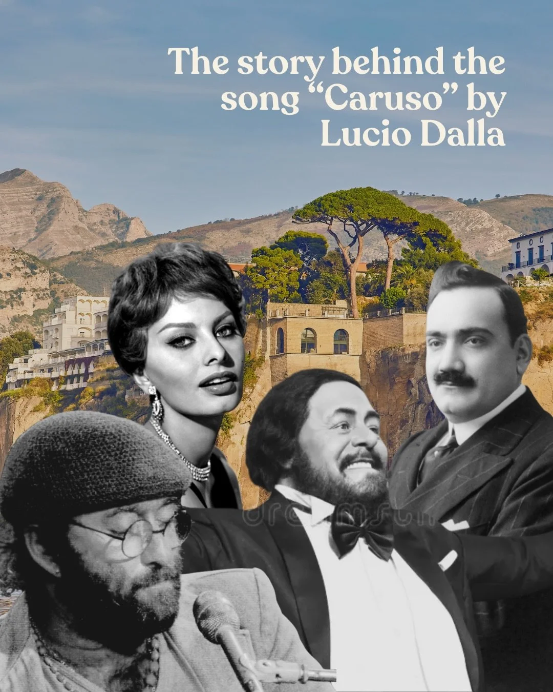 Swipe for some Italian music lore ➡️

The story behind &ldquo;Caruso,&rdquo; one of Italy&rsquo;s most iconic songs. 

More on Episode 5 of the Society of Sound Podcast. Out now.