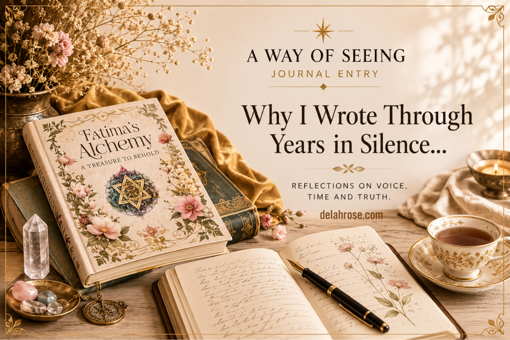 Why I Wrote Fatima’s Alchemy During Five Years of Silence.
