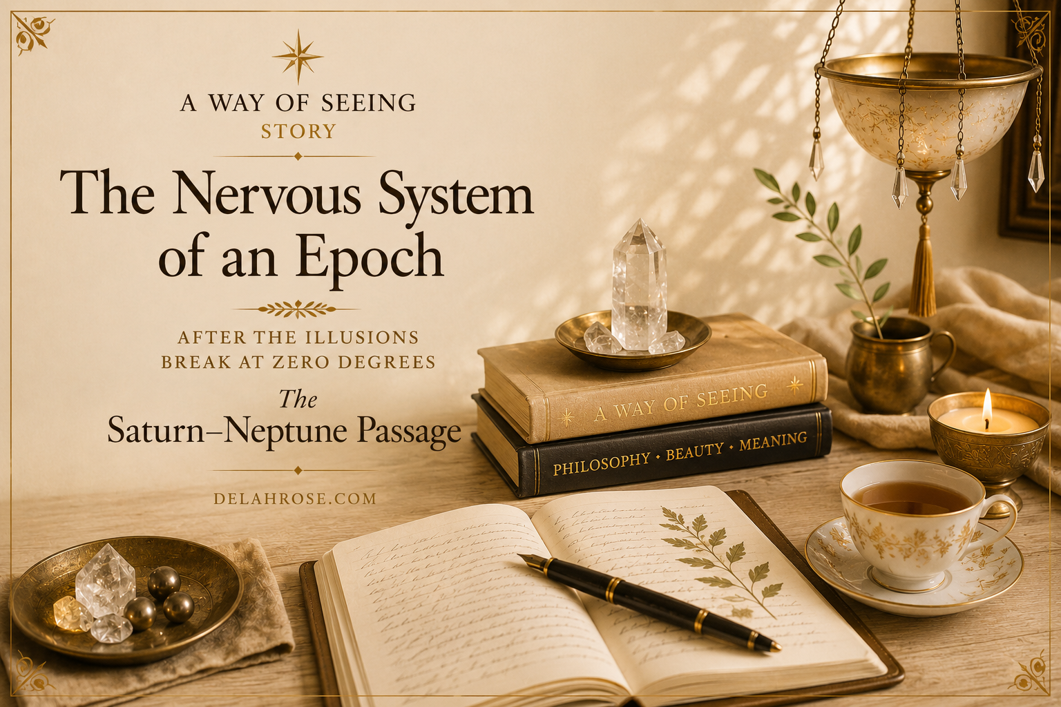 The Nervous System of an Epoch After the Illusions Break at Zero Degrees The Saturn-Neptune Passage