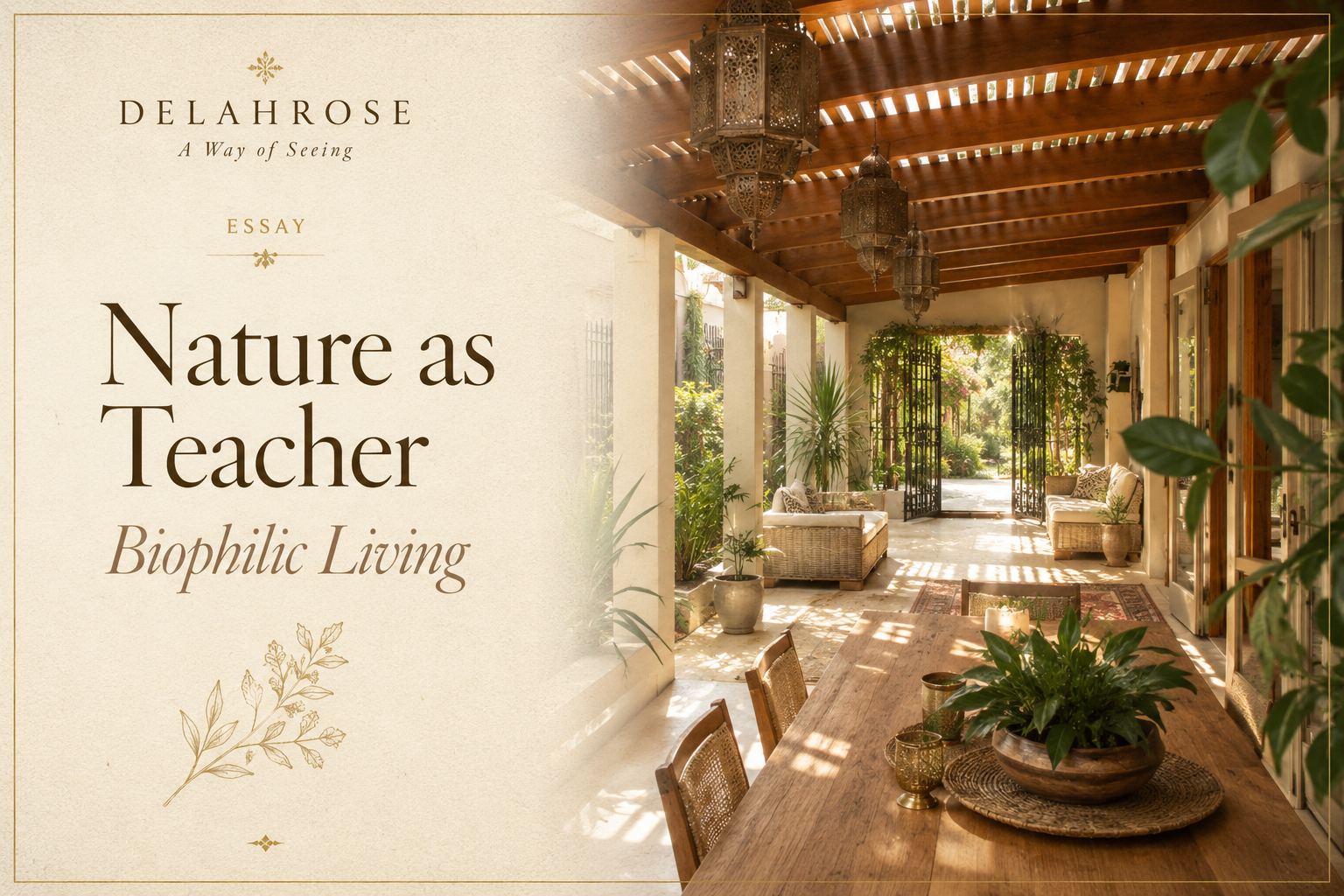 Nature as Teacher -Biophilic Living
