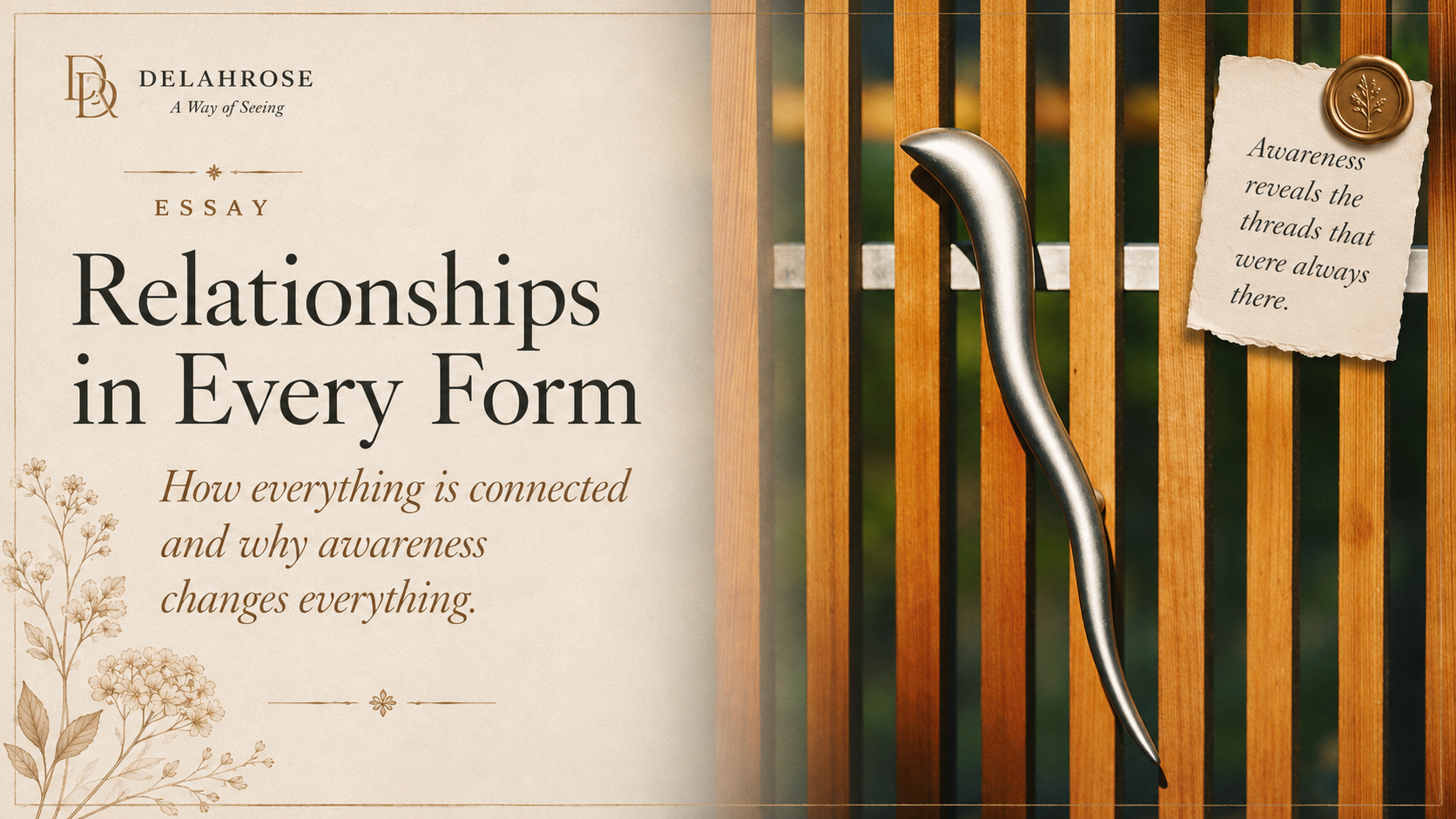 Relationships in Every Form