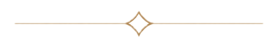 Decorative black banner with gold and white accents, featuring a diamond shape at the center.