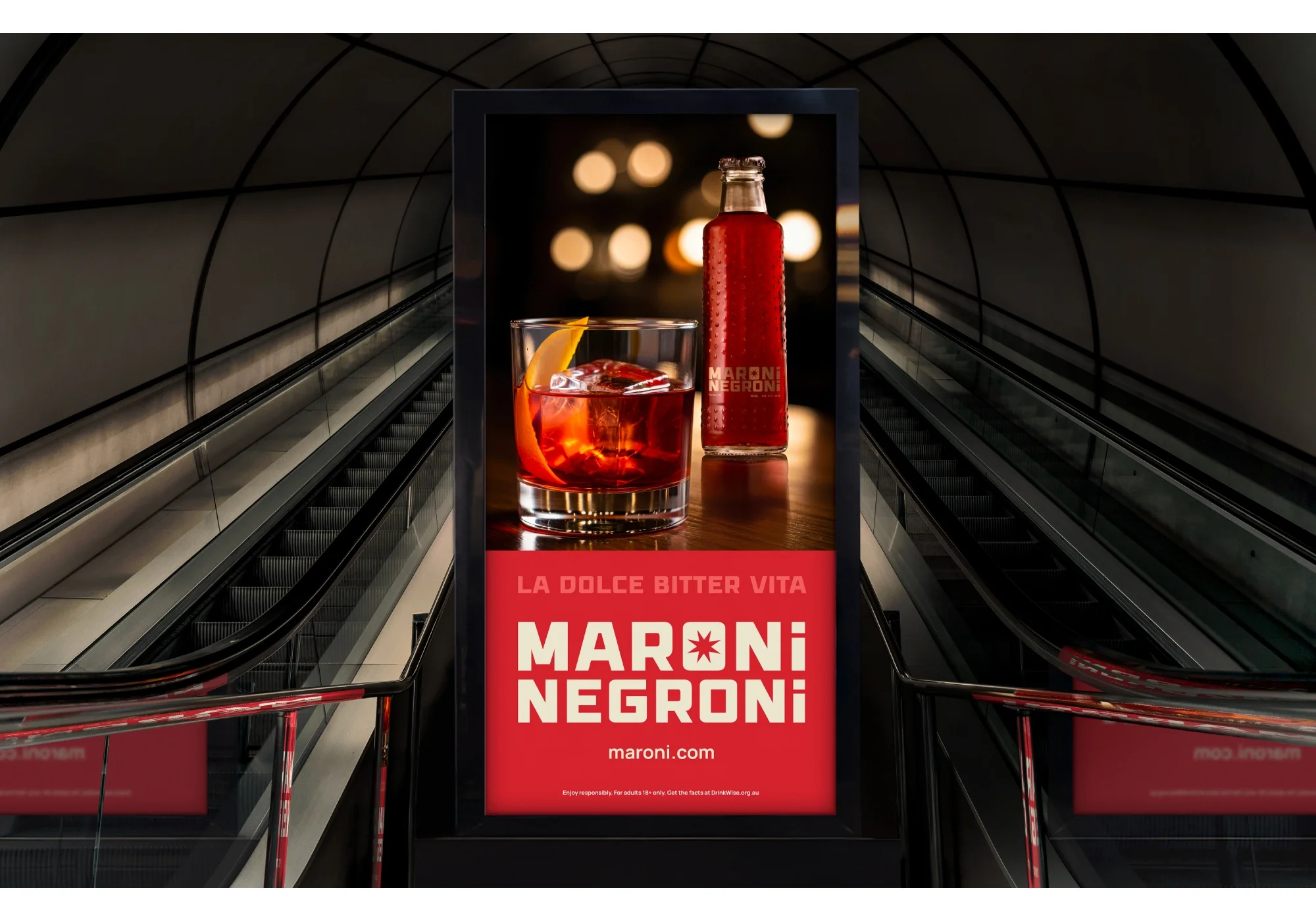 Maroni Negroni advertising