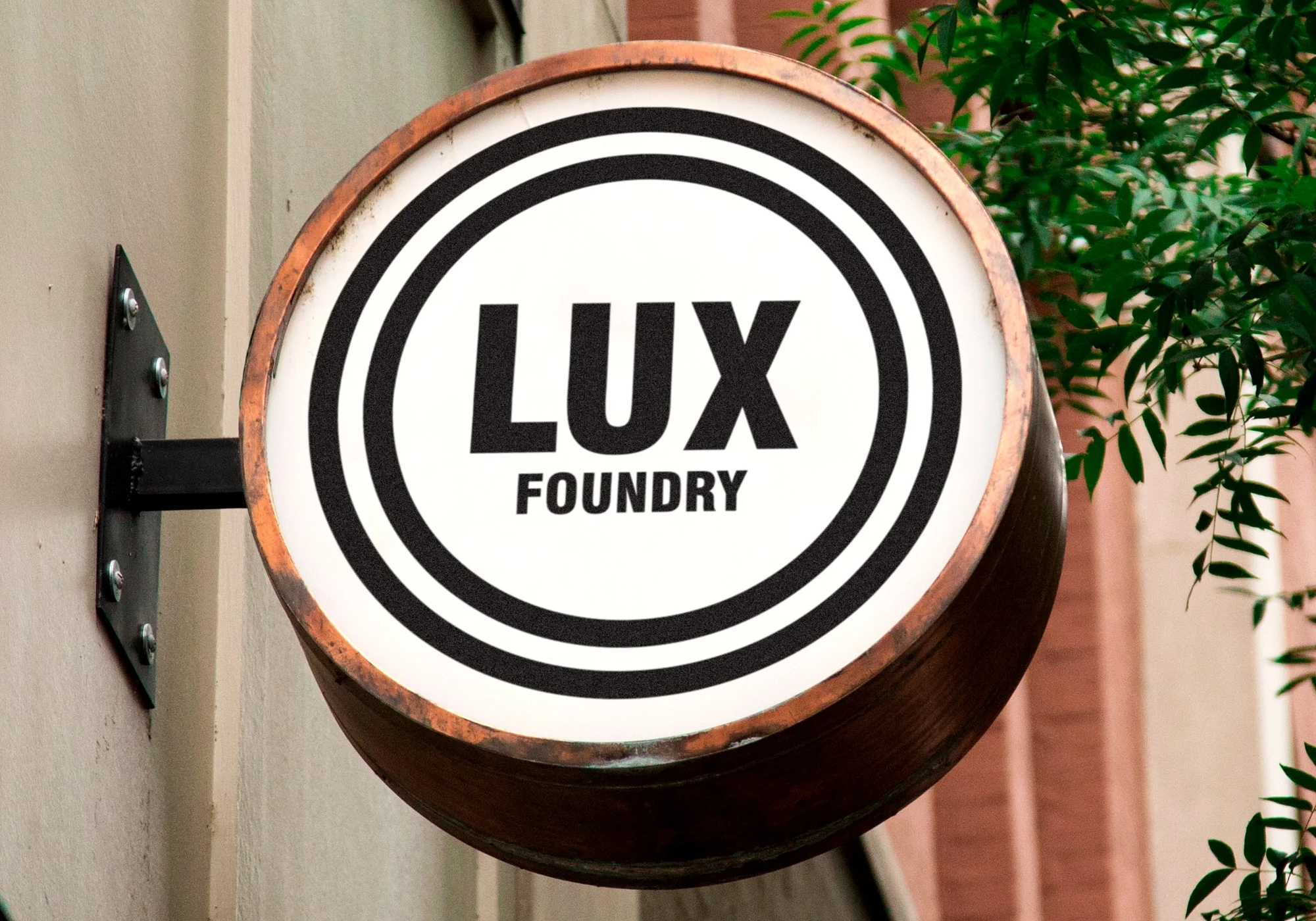 Lux Foundry signage