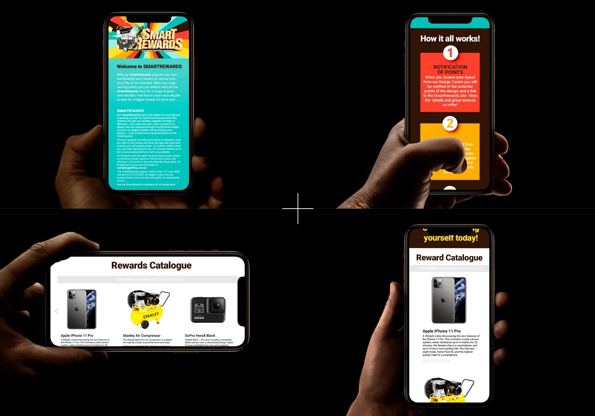 Smart Rewards - Tilling website