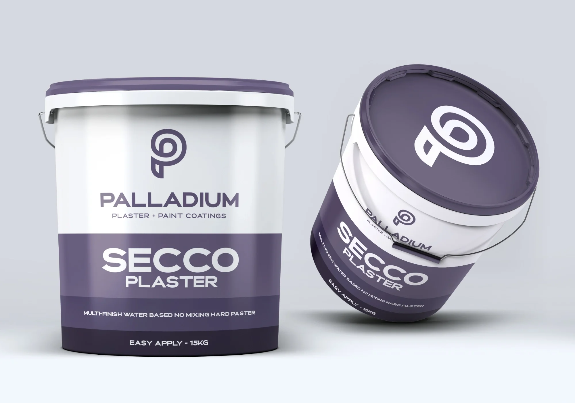 Palladium Plaster & Paint Coatings packaging