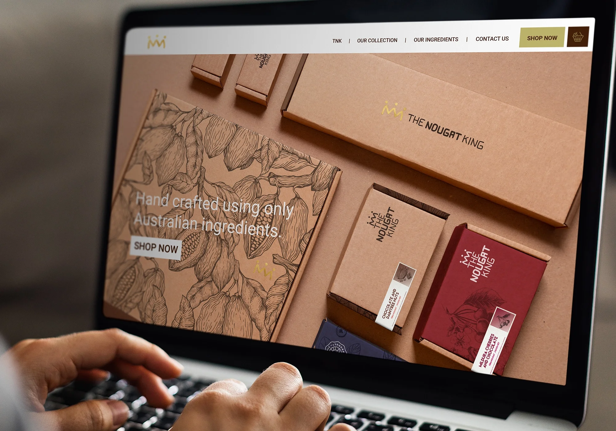 The Nougat King website