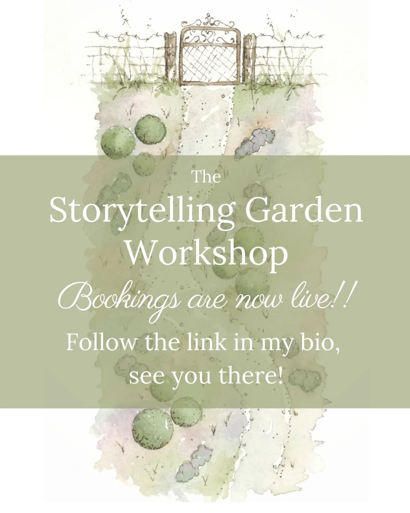 Bookings for the next Storytelling Garden Workshop are open! You'll find all the info via the links in my bio. See you garden-side.  Cx
.
.
.
#gardendesignworkshops #gardendesignworkshop #diygarden #gardenmakingworkshop #gardendesign #gardendesigncou