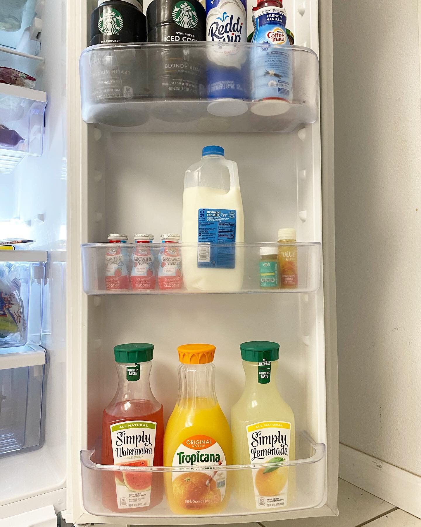 Lol. One fridge shelf is in rainbow order. Ready to redo my entire home @thehomeedit now. 😎😎😎😎 how close are you to home exit status on scale of 1 lowest and 10 highest? I&rsquo;m like 3 wishing and dreaming of 10.