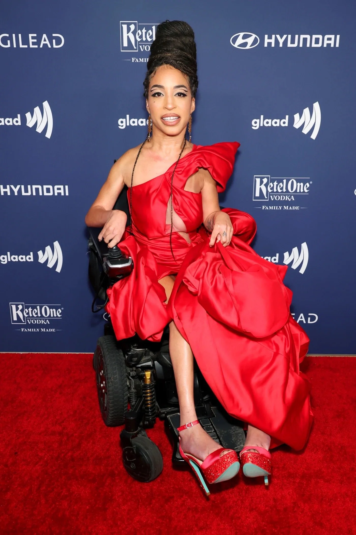 Makeup by Jaime Diaz on Jillian Mercado GLAAD awards
