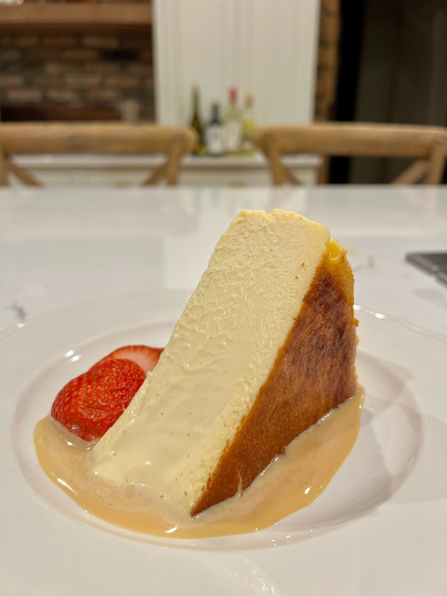 This dessert, Basque Cheesecake, continues to be an absolute star of a dessert course. My mentors would tell you to this day, that I am still no Pastry Chef - but I&rsquo;ve probably made over 100 cheesecake&rsquo;s and just this past week of caterin