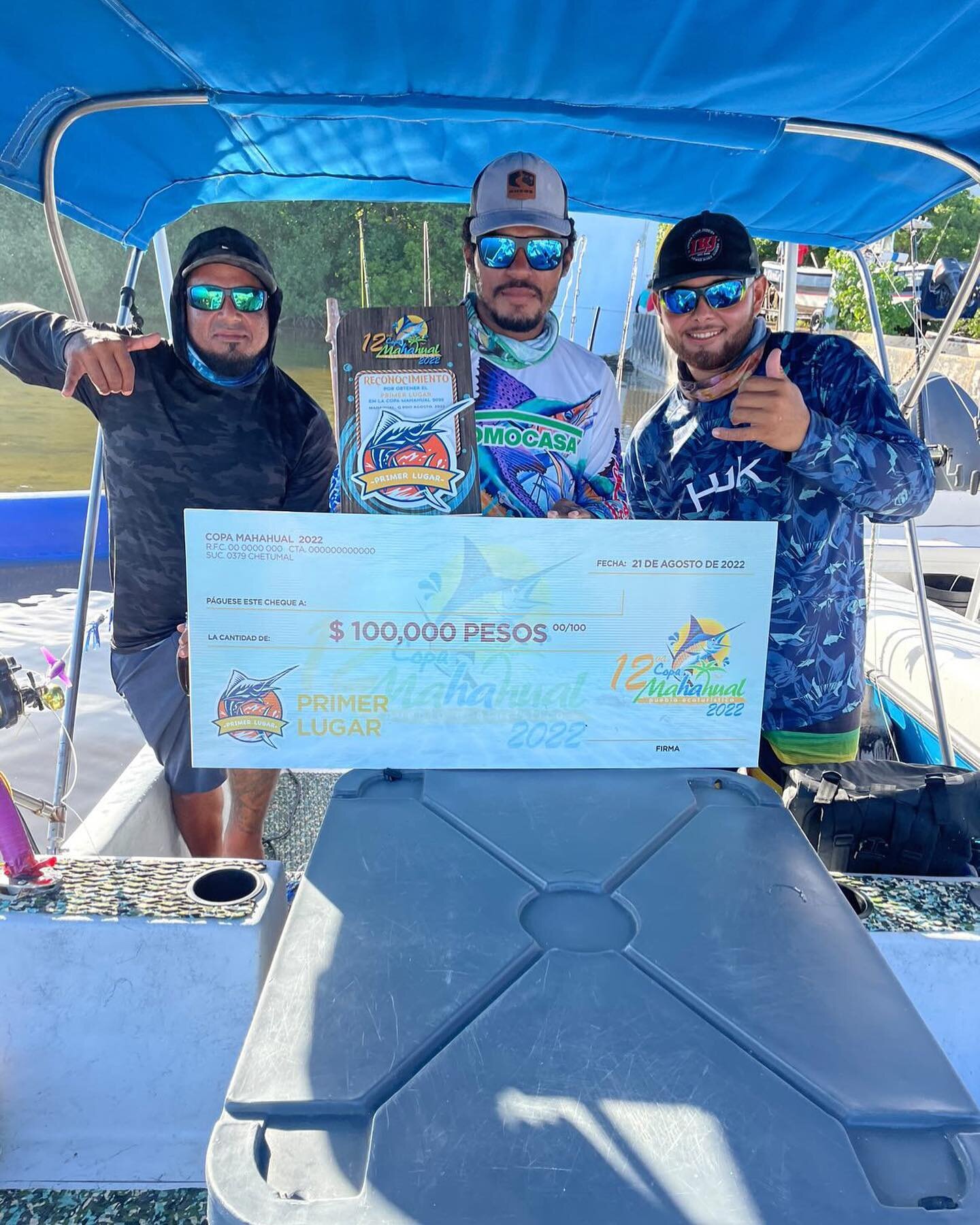 Belize with the Win for the 12th Copa Mahahual Fishing Tournament! #MadSpread @copamahahual
