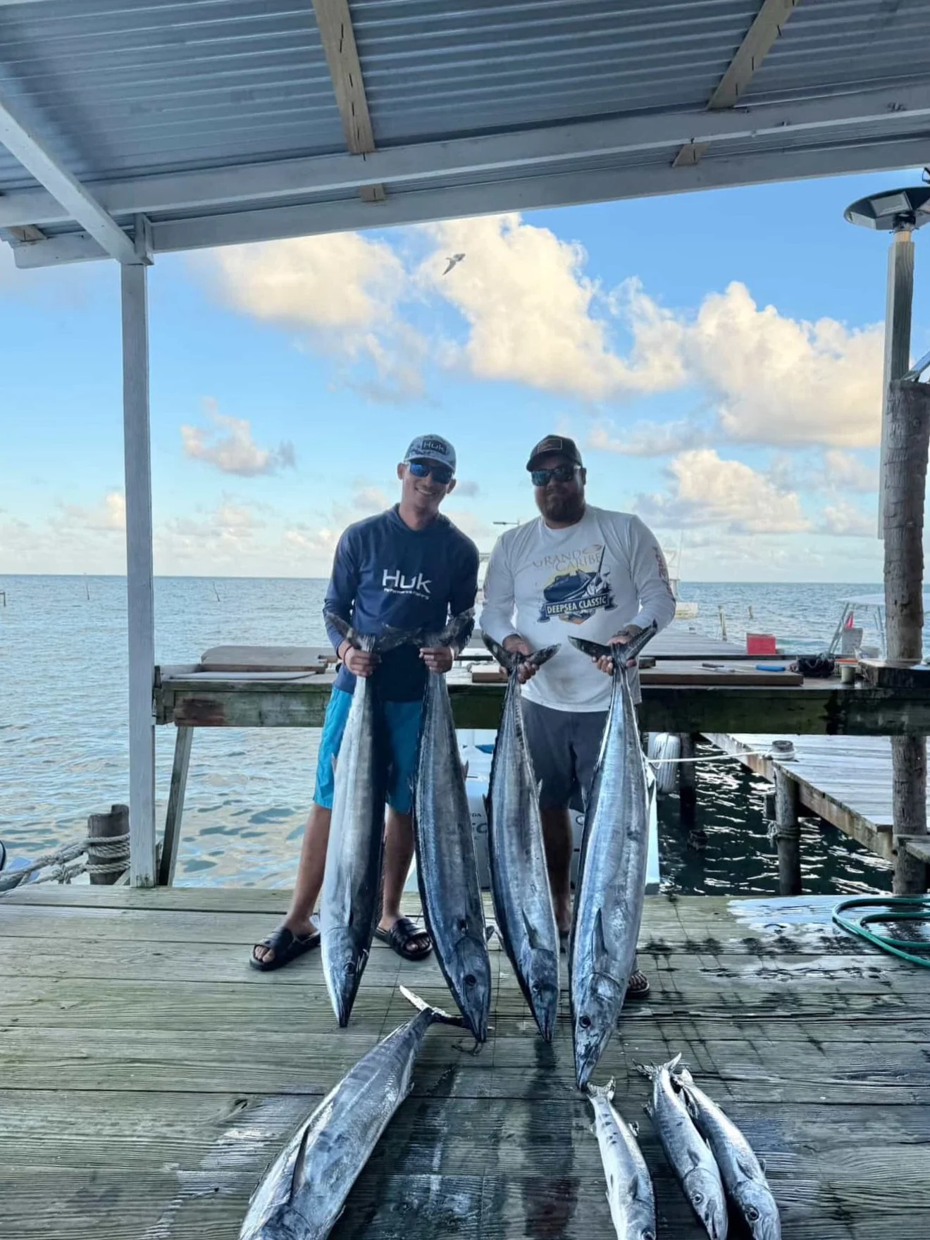Just a little something the breeze blew in. 🌬️A good day on the water for Capt. Dominik Novelo and his crewmate Malik Jones on #LilFrench with a few wintering #Wahoos, &lsquo;cudas, and a snapper later! 💥 

📸: @worl_malik