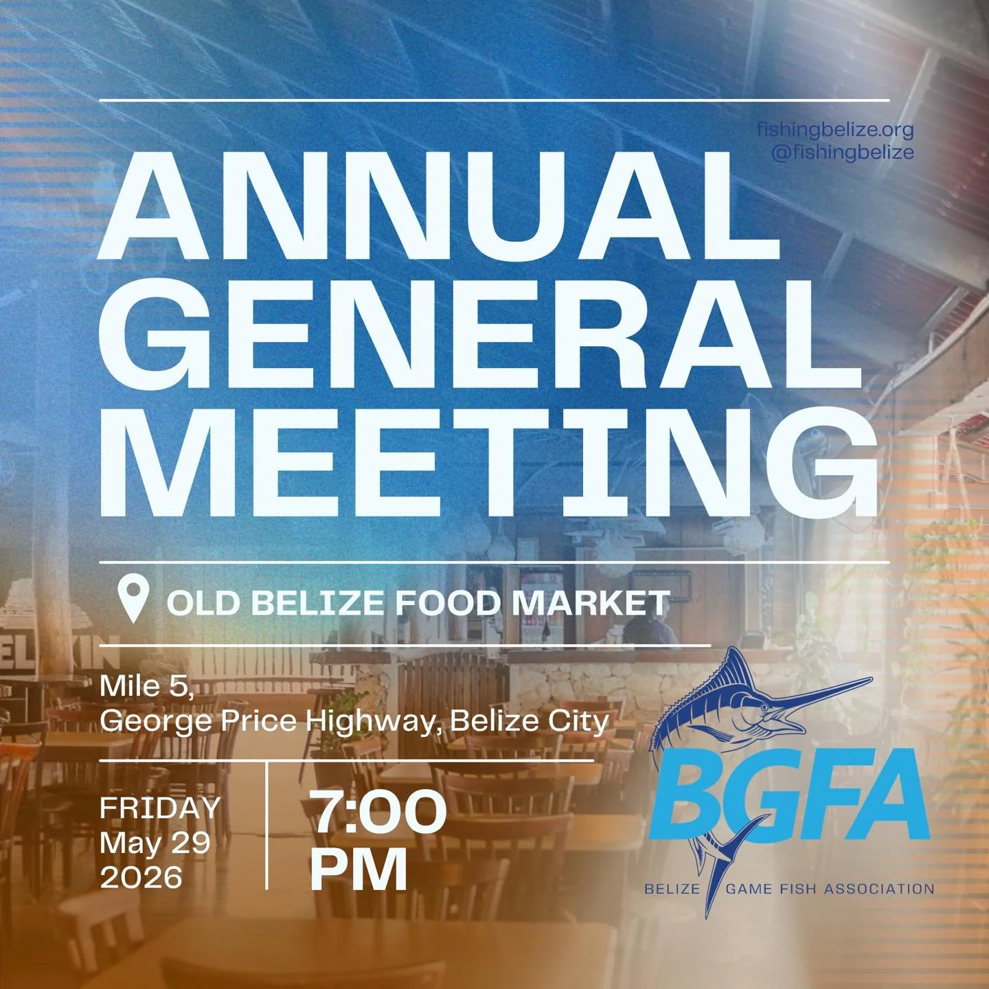 It&rsquo;s that time of year again. 🎣 For our Annual General Meeting, join us on Friday, May 29, 2026 at 7 PM! On the agenda: 
✔️ meeting fellow sport fishers
✔️ association updates + tournament 
✔️ our event calendar
✔️ Q+A sessions 

Plus more! Cu