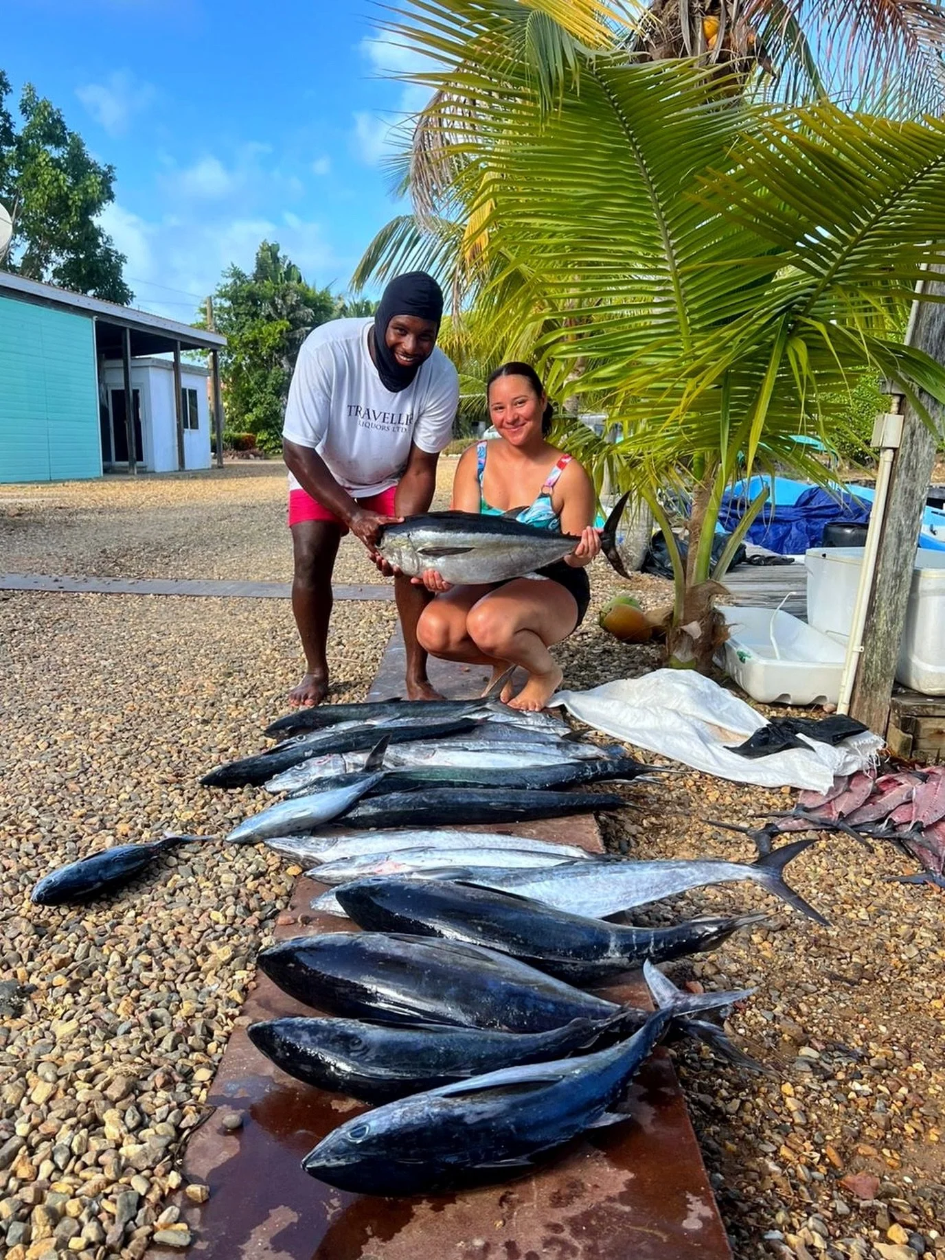 Hard to go wrong when it&rsquo;s Capt. Warren Cabral at the helm. 🎣 Anglers Stephanie Morales
Shakeem Rodriguez got themselves a haul on #MissJesslin, hitting a school of #blackfintuna before heading back to the peninsula. 🍣

📸: @warren.cabral.5