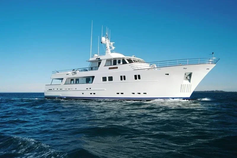 M/Y Espiritu Santo. 100' (30.5 m). Captain/Engineer, Sep 2008–Aug 2009. Twin Baudouin 6M26.
