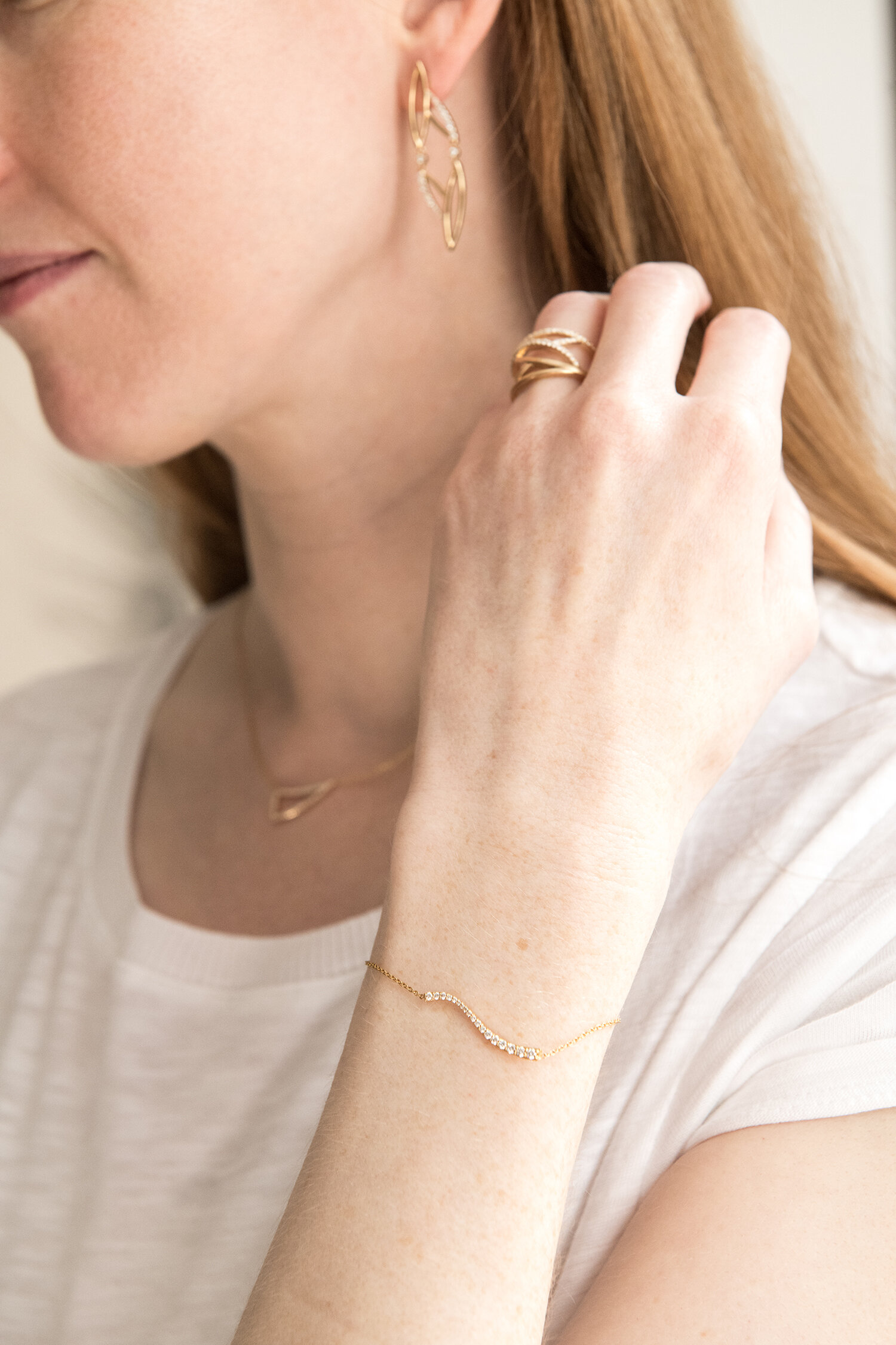 Amazon.com: Dainty Wedding Band Rings Bracelets for Women Adjustable Bracelet  Ring Retractable Change to Bracelets Armband Strap (Rose Gold, One Size):  Clothing, Shoes & Jewelry