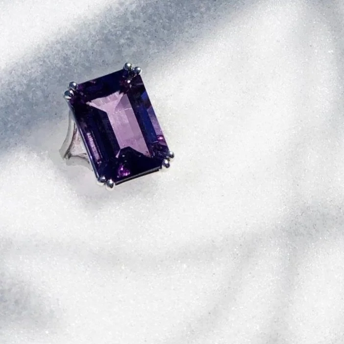 Amethist Ring Anna Machado Jewelry Design 