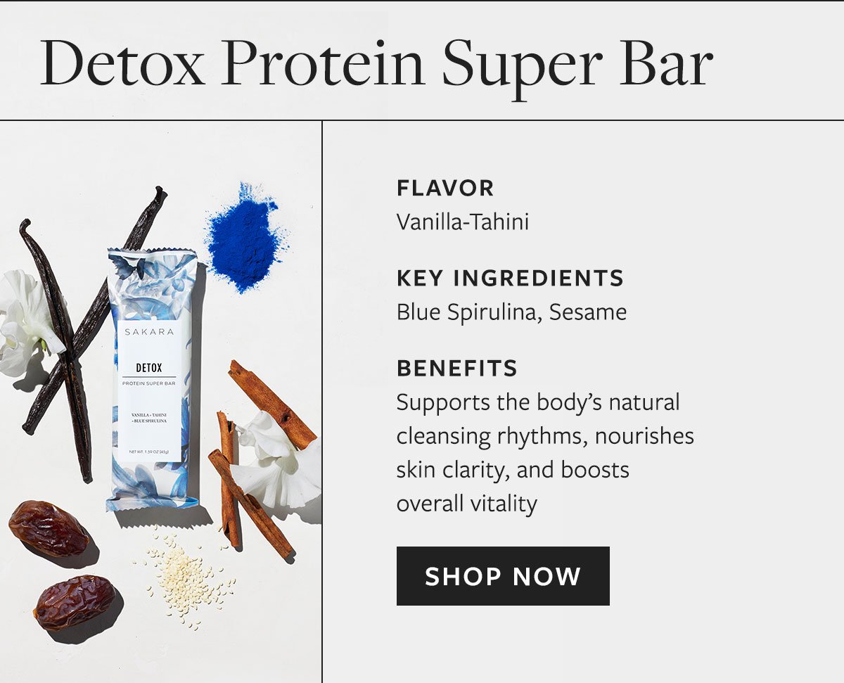 Detox Protein Super Bar