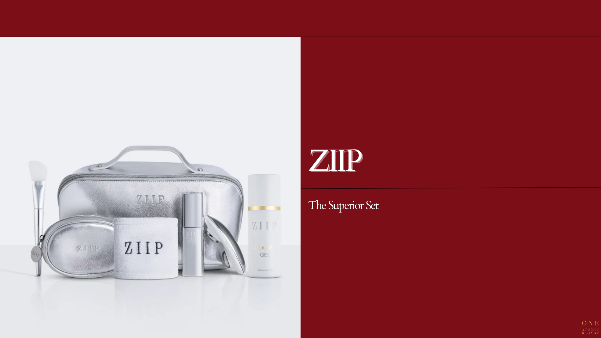 ONE ATOMIC BLONDE HOLIDAY GIFT GUIDE 2024 WELLNESS GIFTS ZIIP THE SUPERIOR SET.png