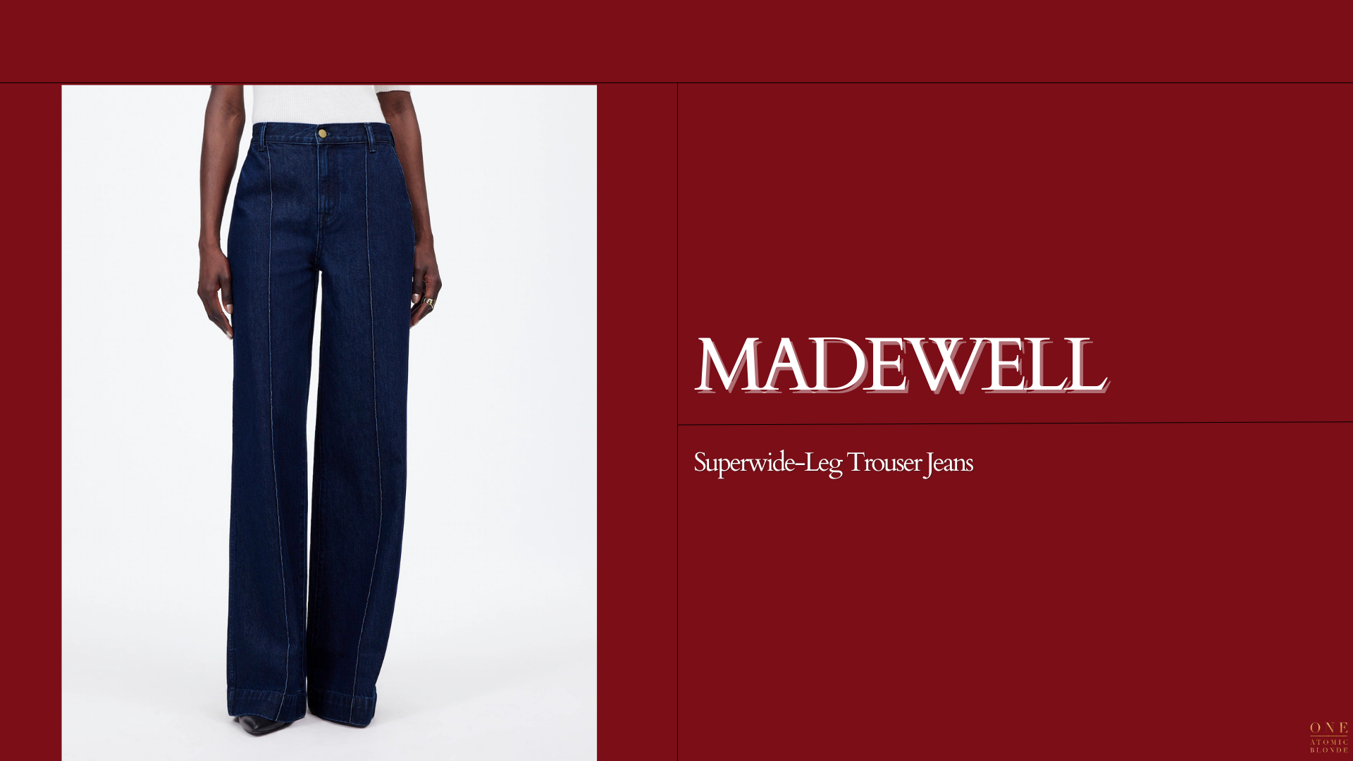 ONE ATOMIC BLONDE HOLIDAY GIFT GUIDE 2024 WELLNESS GIFTS MADEWELL SUPERWIDE LEG TROUSER JEANS.png