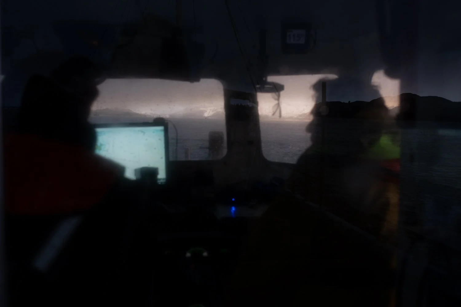 Bally Philp and his crew member take the boat out to their creels in Loch Alsh.