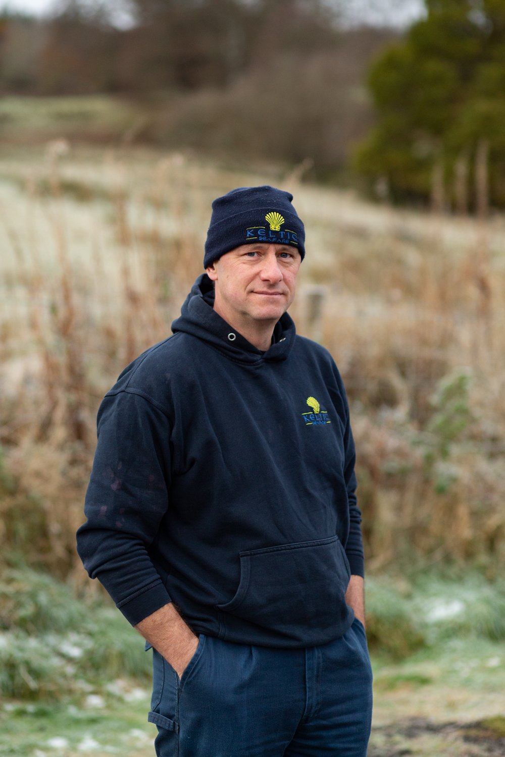 Alasdair Hughson is the owner of Keltic Seafare, a company that process sustainably caught prawns, lobsters, and scallops.
