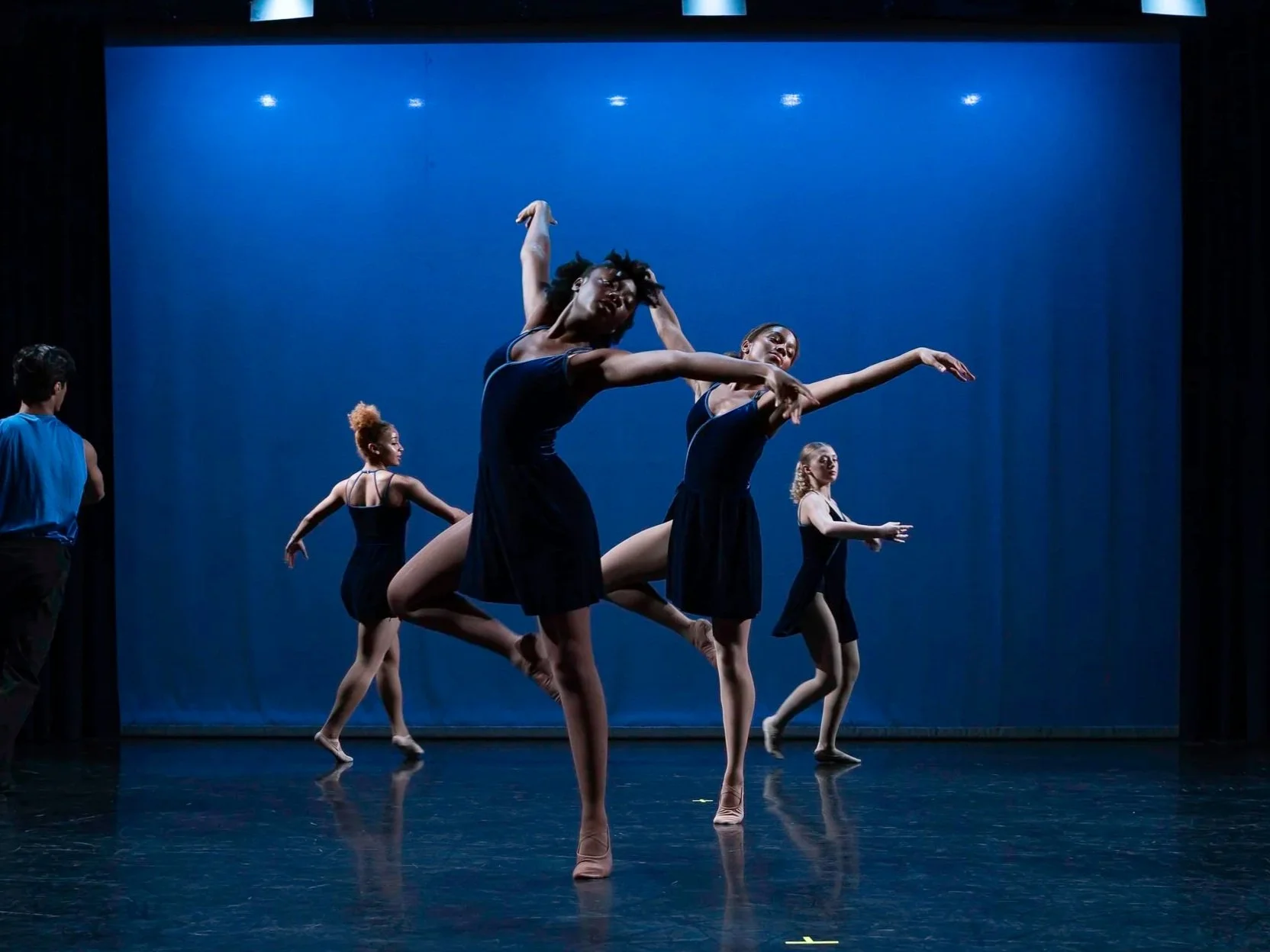 Students from Franklin High School performing a ballet piece