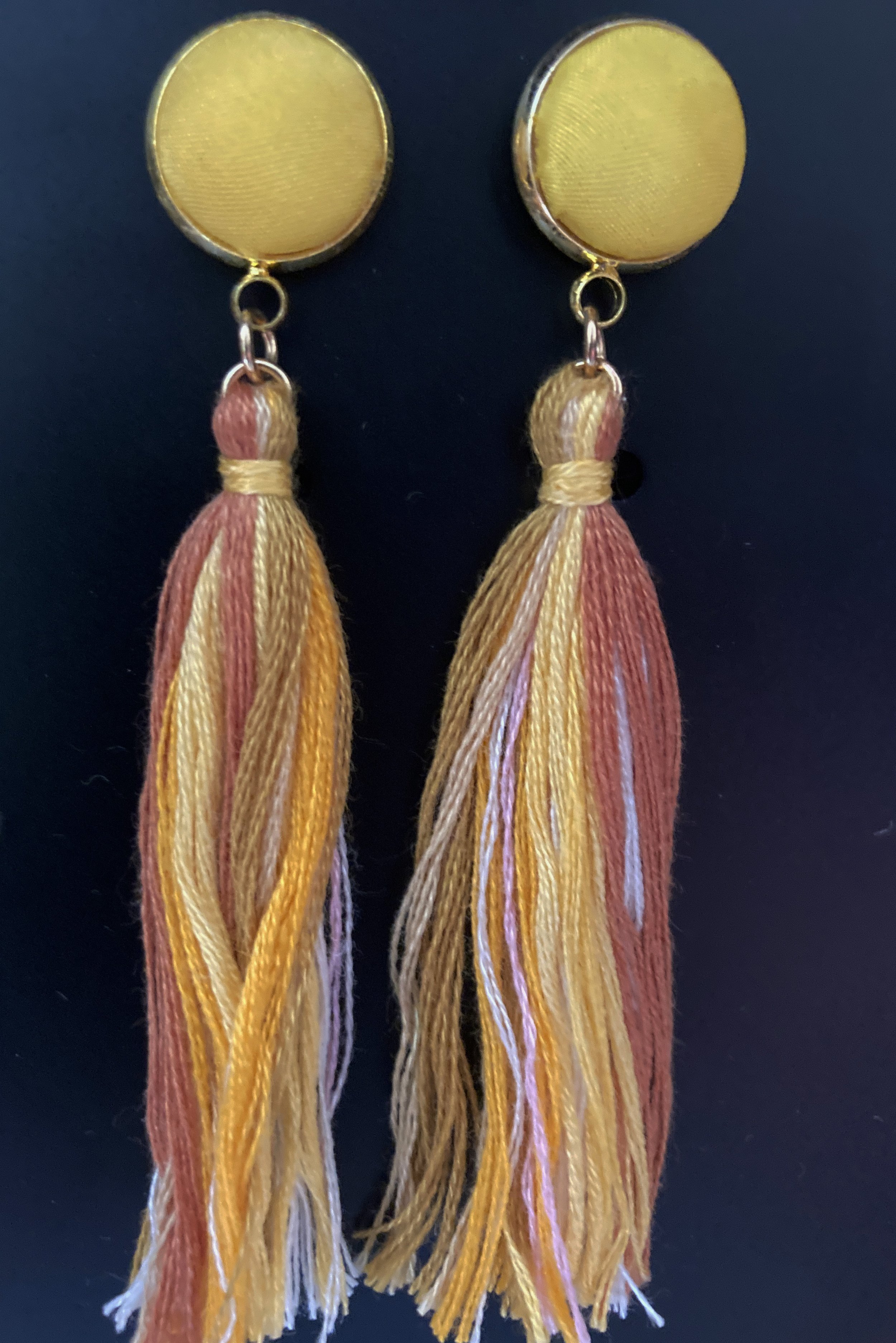 Yellow Earrings For Women - Temu