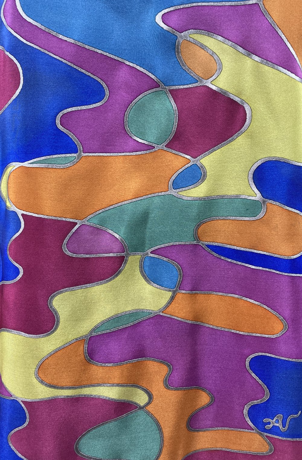 abstract geometry tshirt — Silk Art Closet