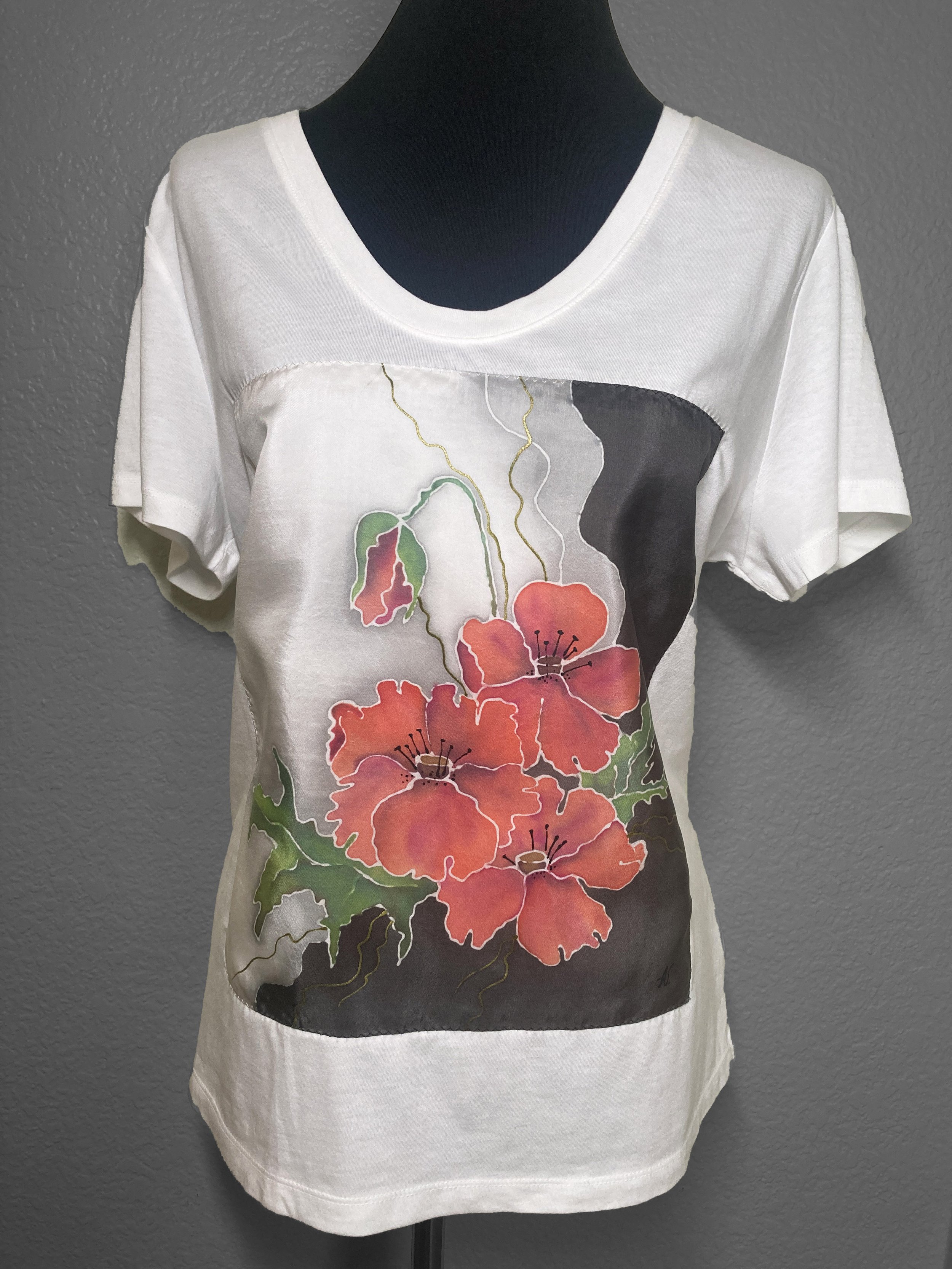 Red poppy flowers