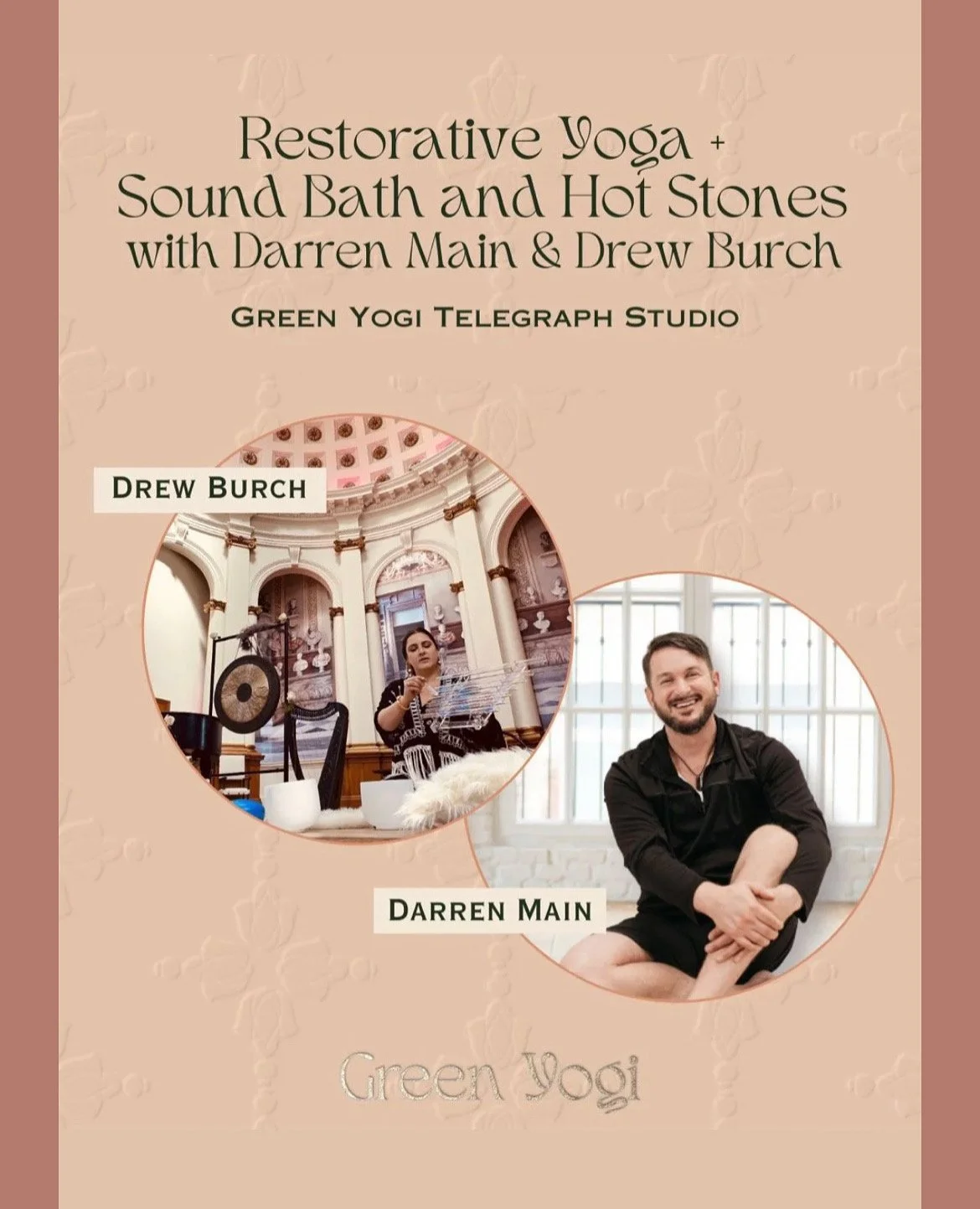 Restorative Yoga, Sound Bath and Hot Stones w/ Darren Main