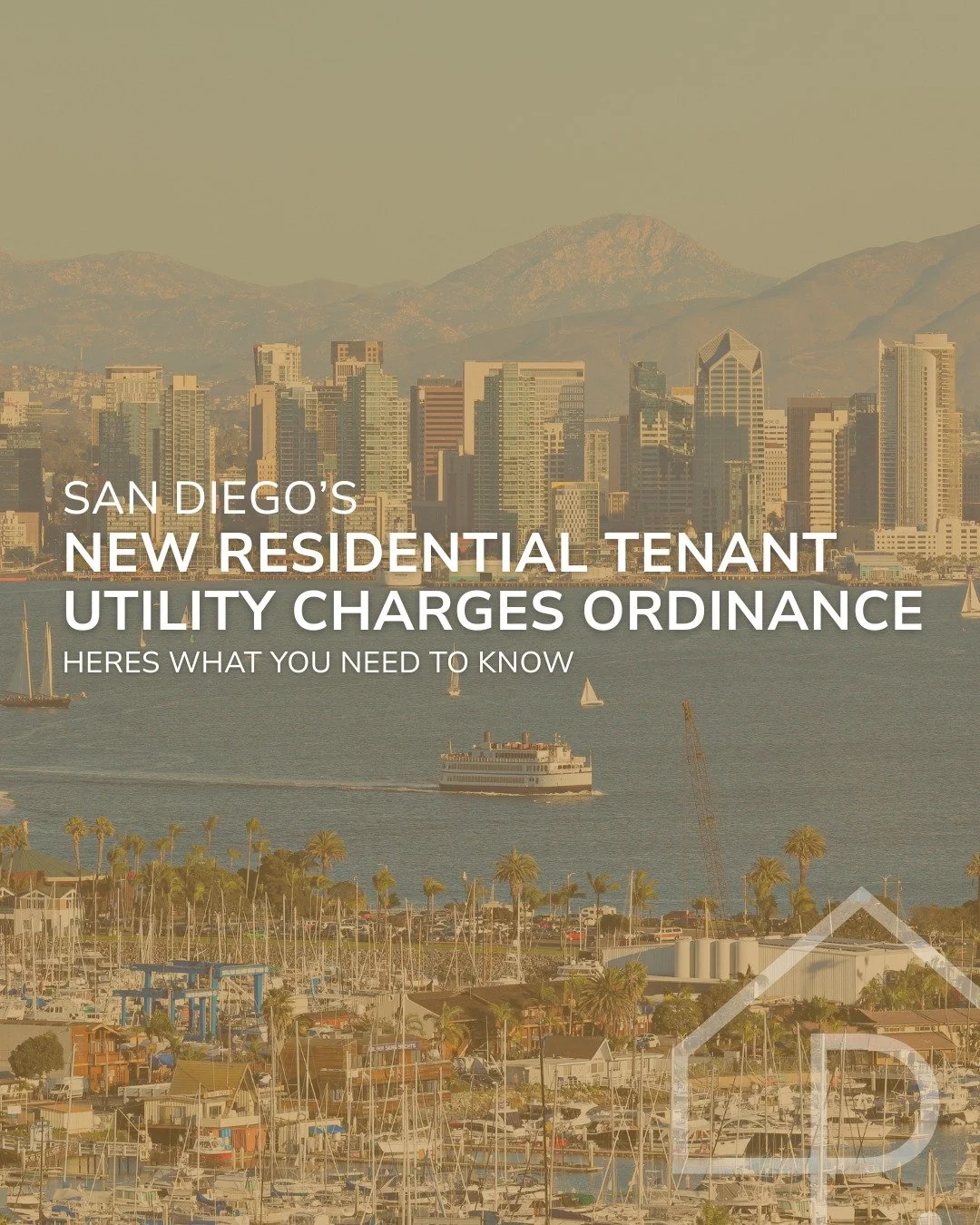 🚨 San Diego Housing Update 🚨

San Diego&rsquo;s Residential Tenant Utility Charges Ordinance is now in effect (as of August 17, 2025). This new law changes how landlords can pass through city-provided utility costs to tenants.

Here&rsquo;s what yo