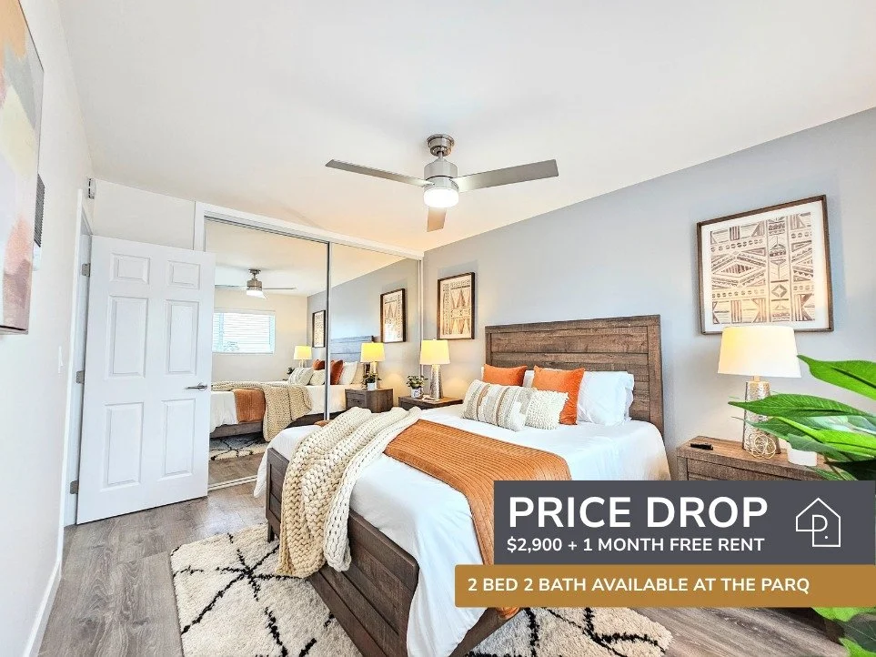 Price Drop! Big news from The Parq in North Park! 

Our stunning 2 bed, 2 bath apartment just got even better - now $2,900/month plus one month free! ✨

Modern finishes, a relaxing courtyard, and unbeatable walkability in one of San Diego&rsquo;s mos