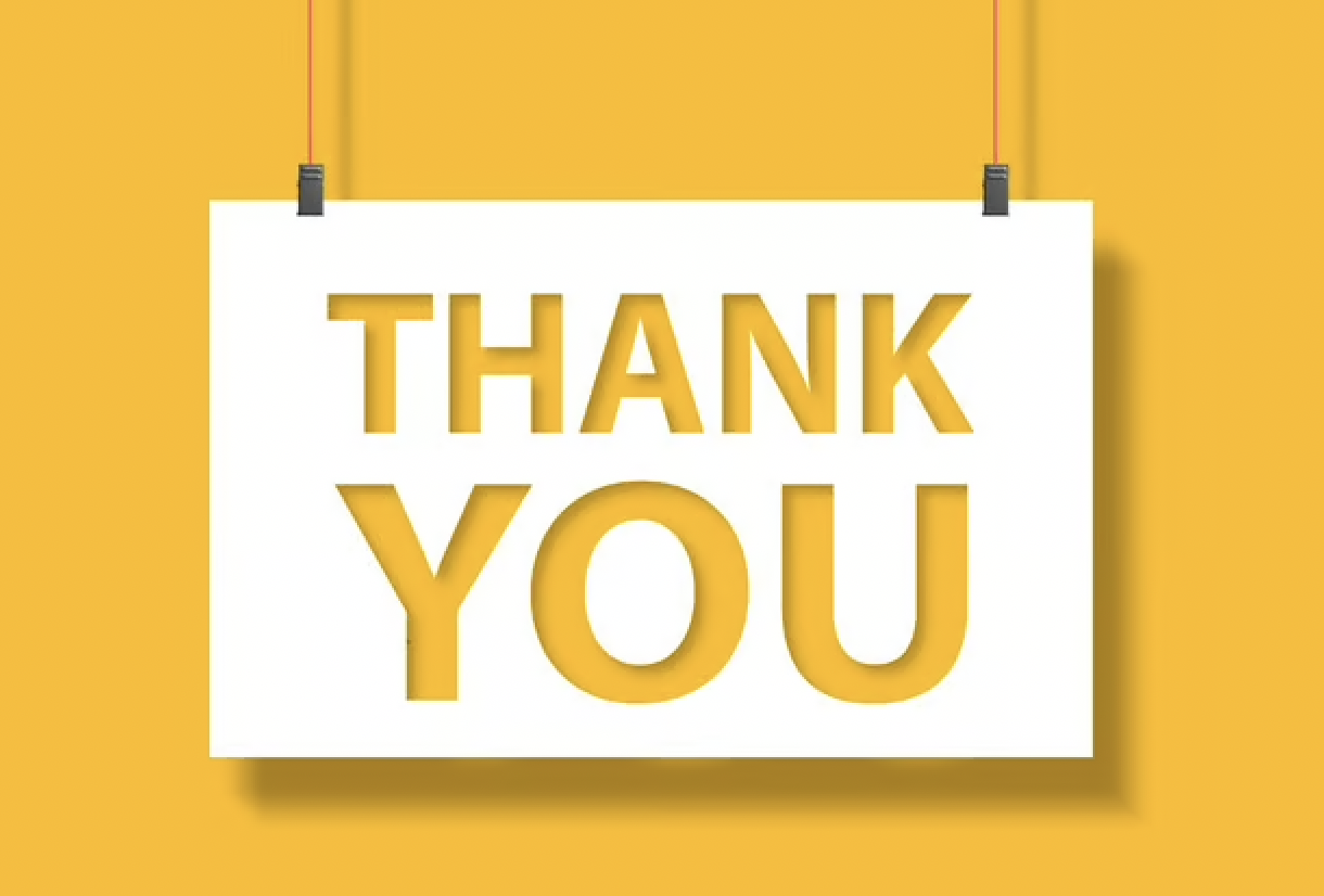 A Heartfelt Thank You!