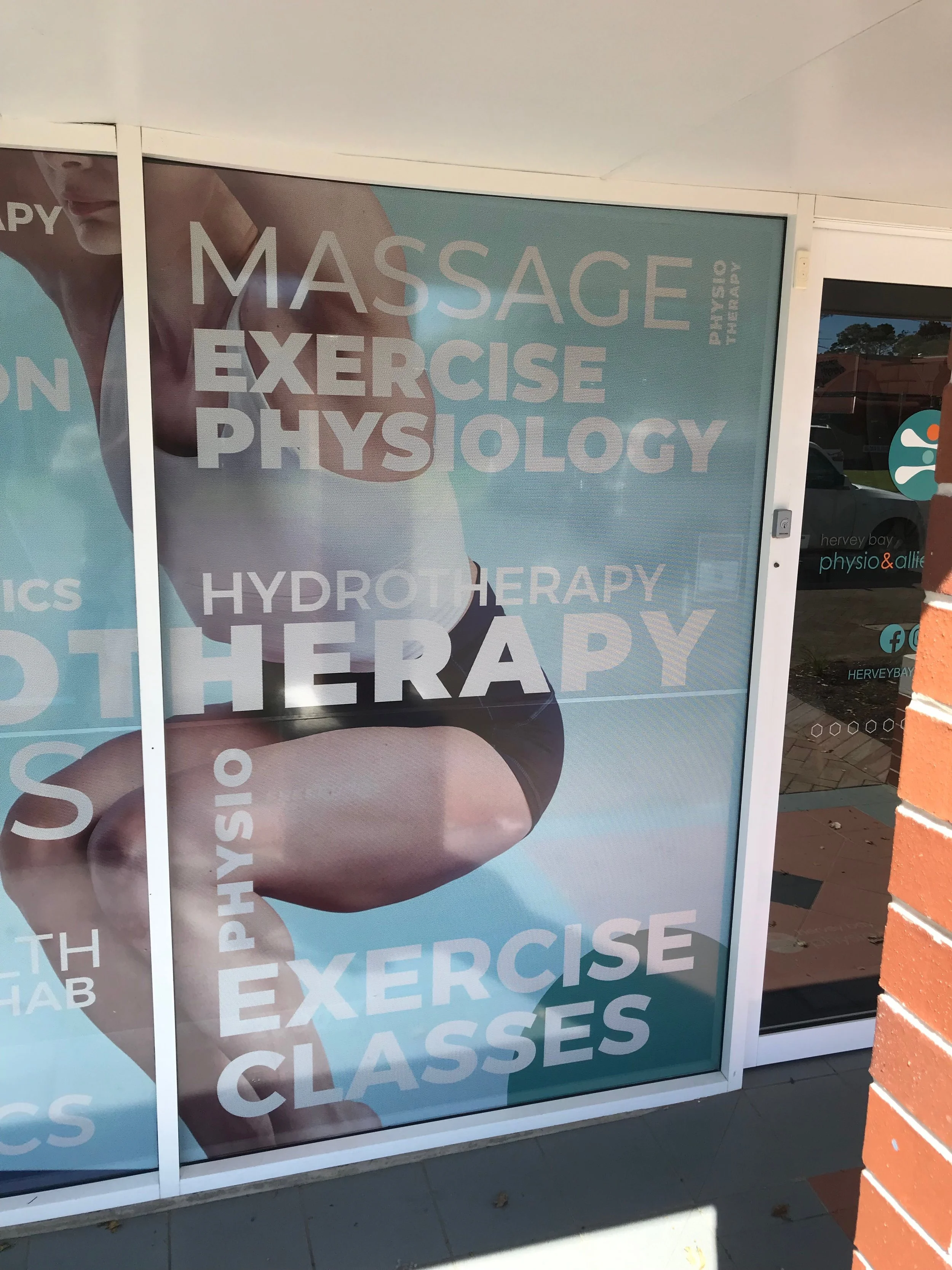 Hervey Bay Physio_Fraser Coast Signs_Window Graphics.JPG
