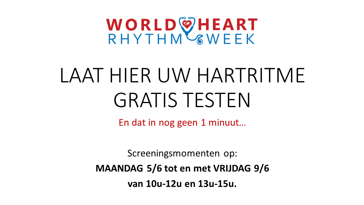 Laat u deze week bij OLV gratis testen op hartritmestoornissen