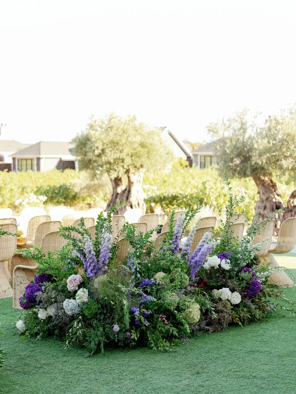 Elegant vineyard wedding at Four Seasons Napa planned by L. Scott Events