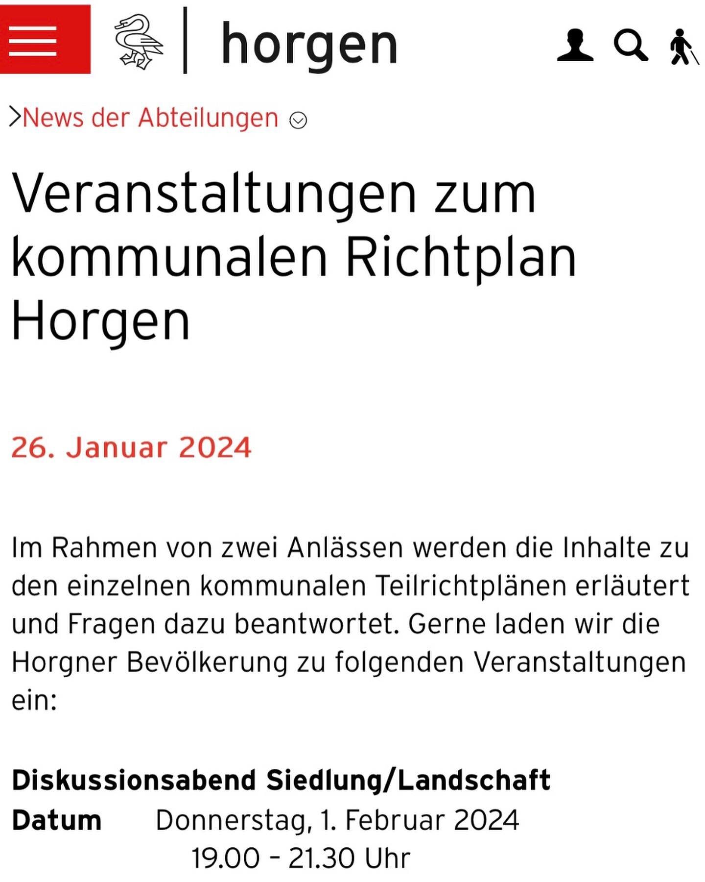 Der Gemeinderat hat nun die Richtplanung &ouml;ffentlich zur Pr&uuml;fung aufgelegt. 

Wenn Du schon immer mal etwas bewegen wolltest in Sachen Siedlungs- und Landschaftspolitik, Mobilit&auml;t oder &ouml;ffentlichen Bauten:
Wir suchen weitere SVPler