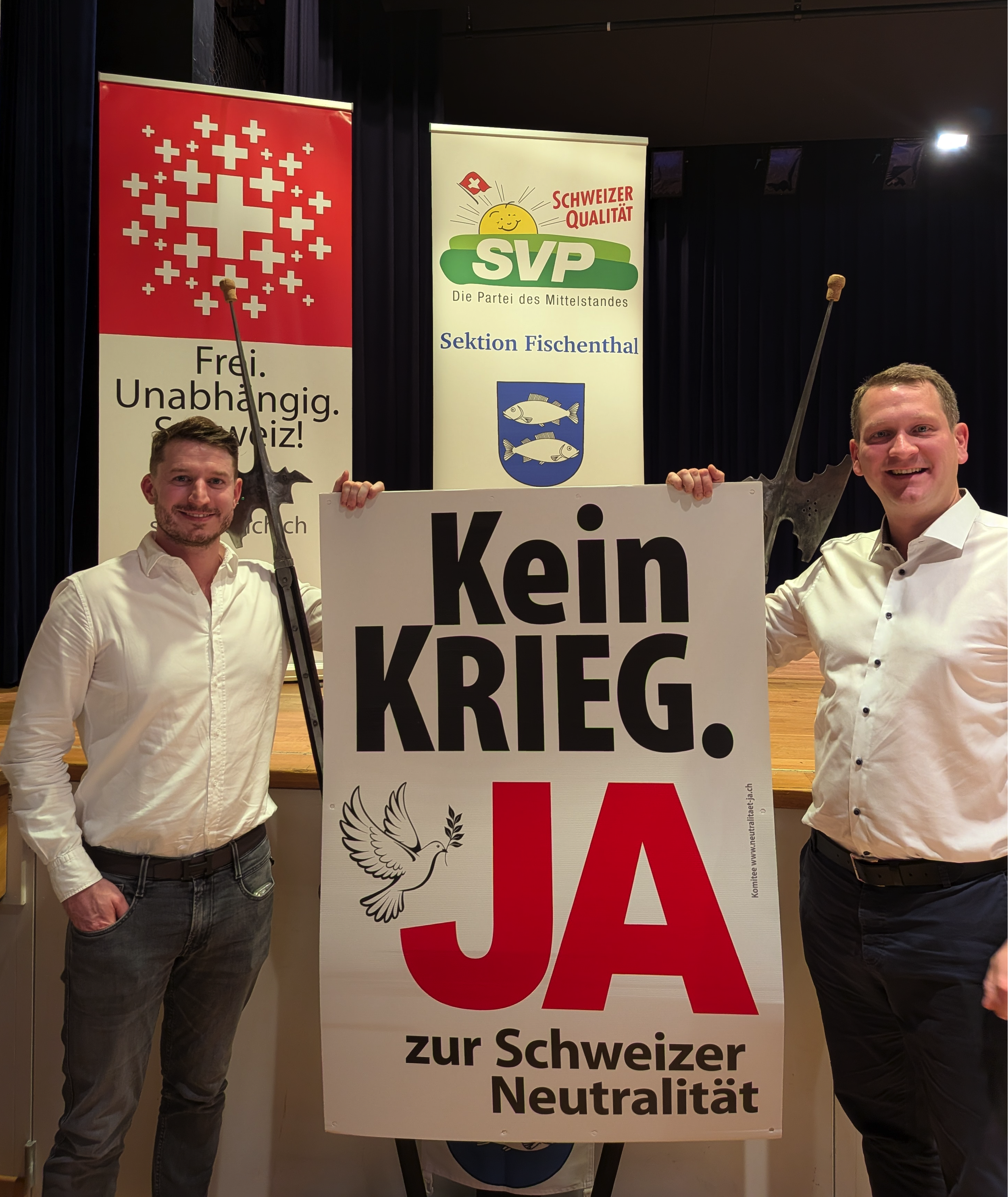 Klare Parolen für Freiheit und Selbstbestimmung