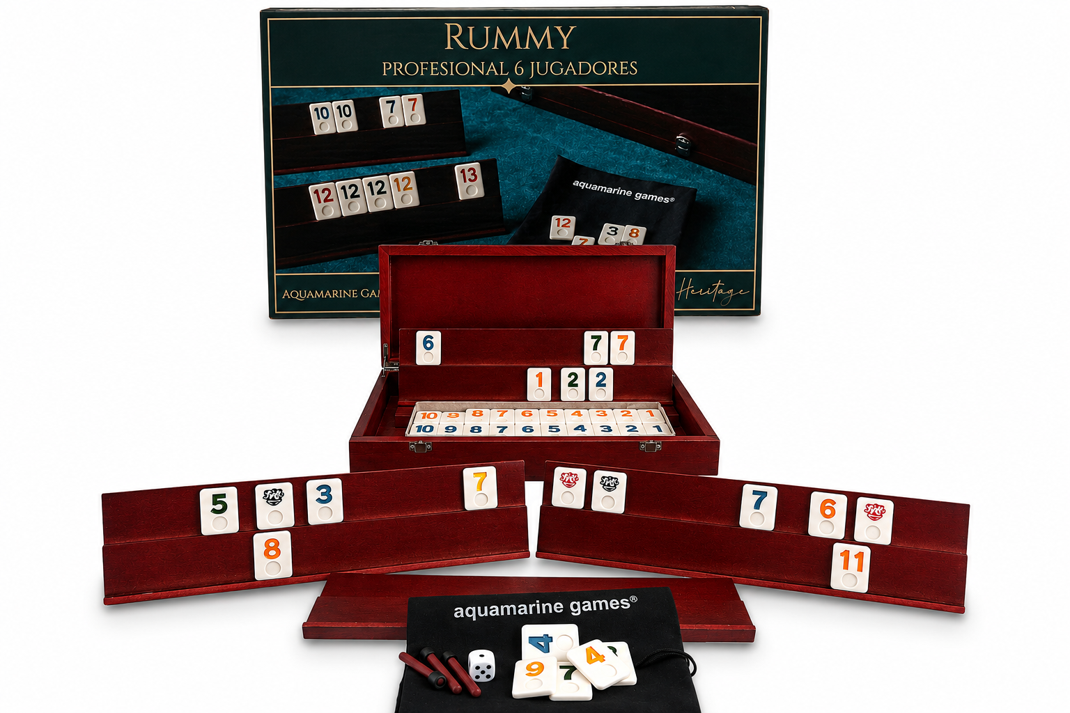Rummy Profesional de 6 jugadores HERITAGE