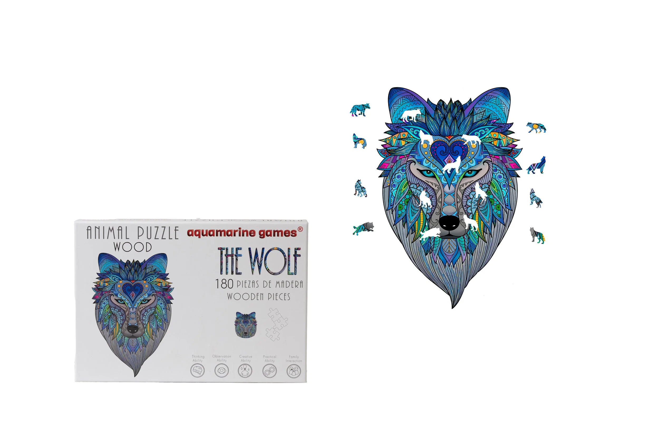 Animal Wood Puzzle The Wolf