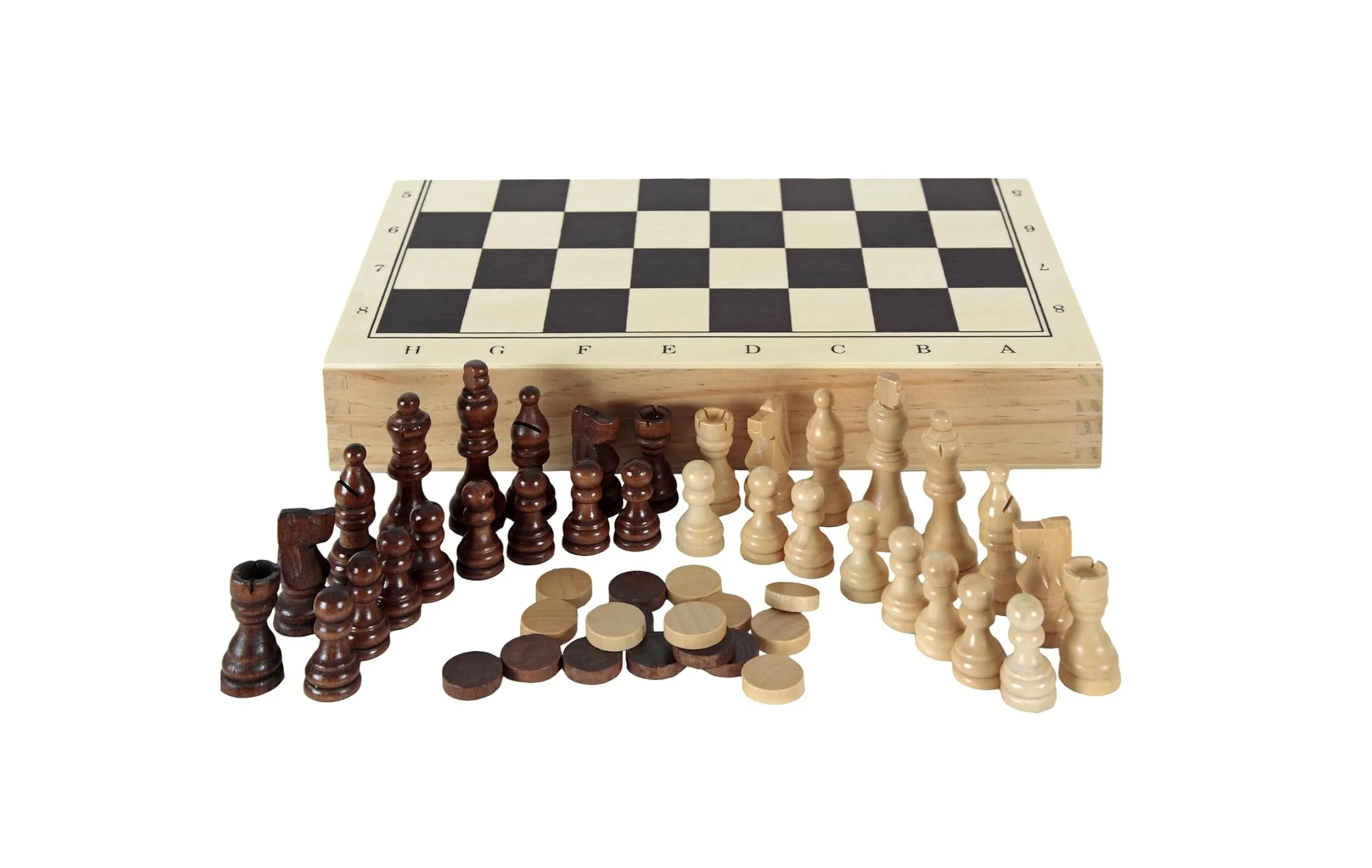 Estuche Ajedrez, Damas y Backgammon