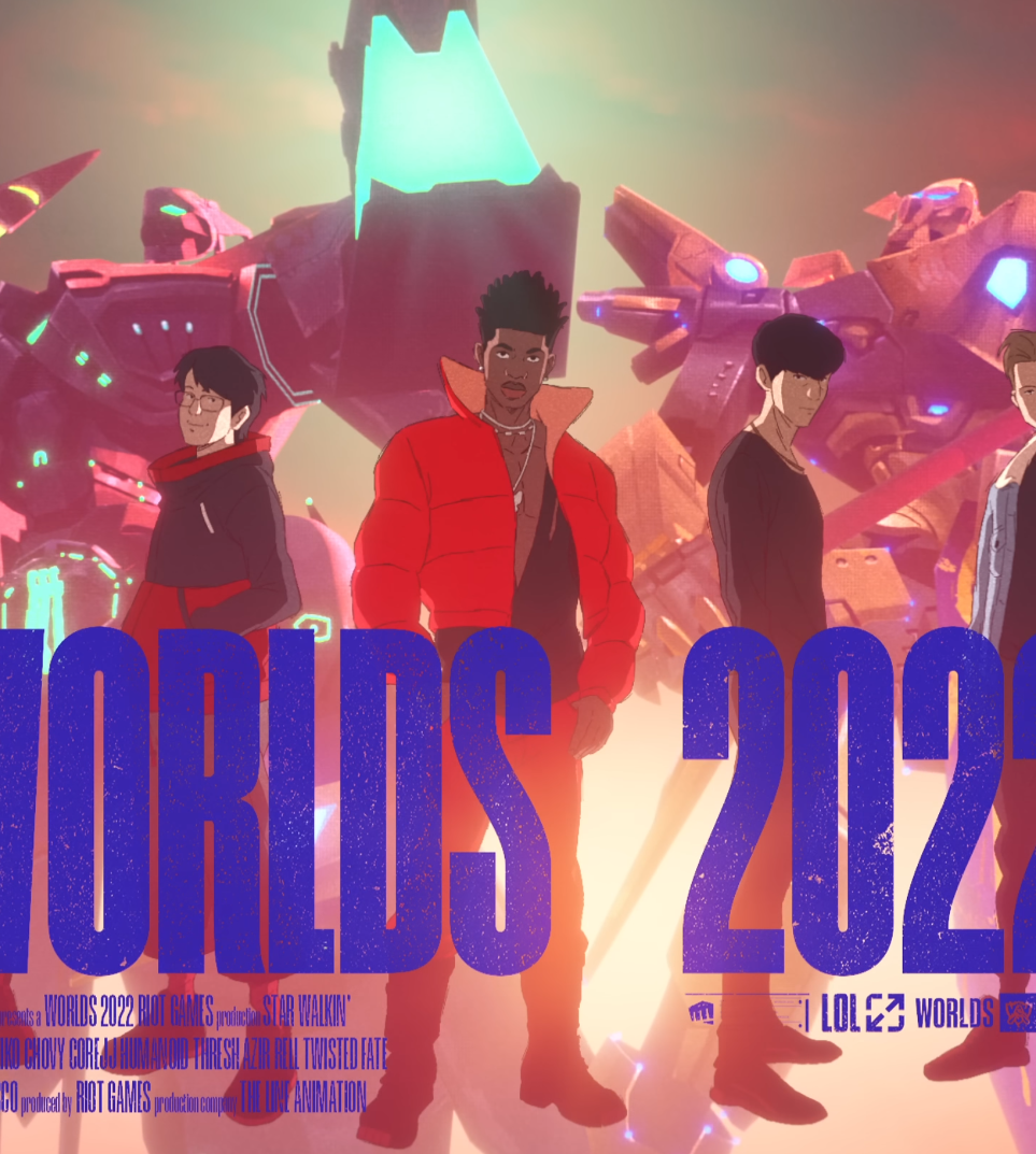 Artwork for animation short film Worlds 2022 by The Line Animation Studios