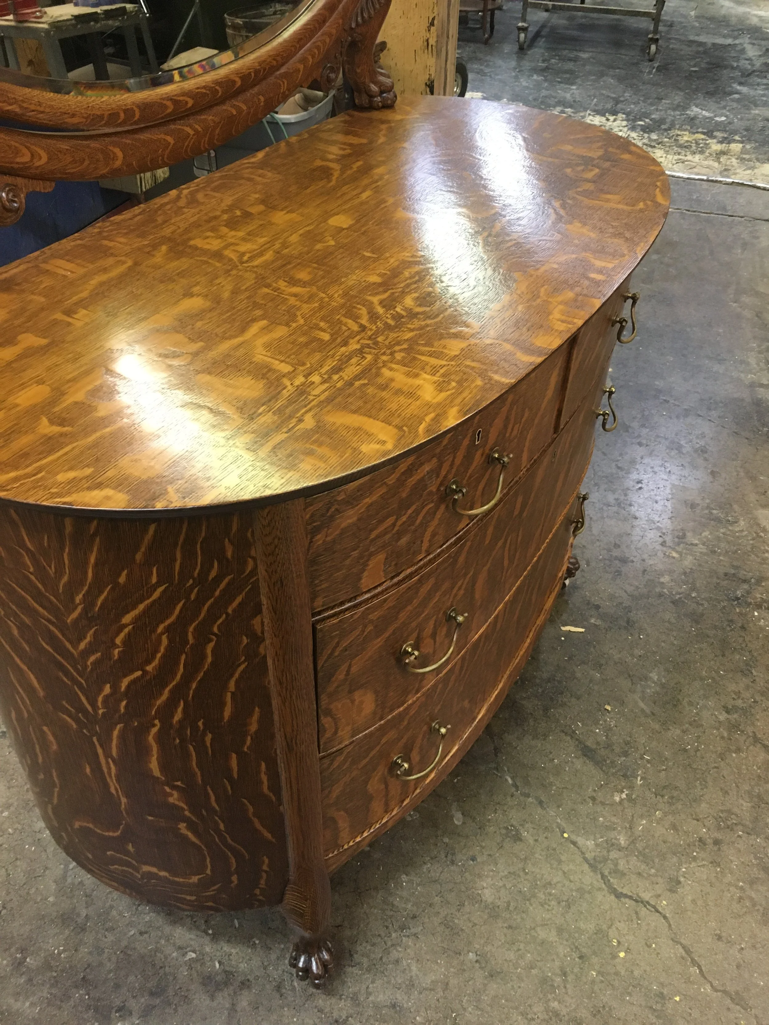 Refinished Antique Dresser