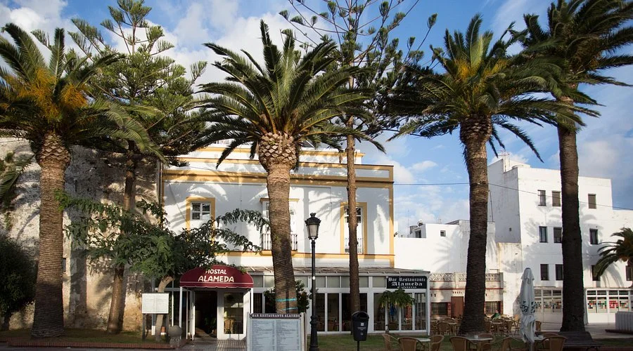 Hostal Alameda on the Paseo de la Alameda in Tarifa Old Town
