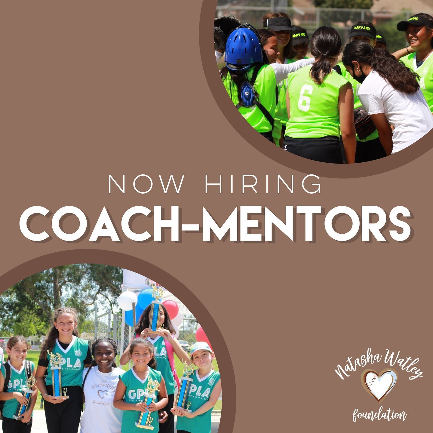 Interested in becoming a Coach-Mentor for The Natasha Watley Foundation? ✨

Click the link in our bio to fill out the questionnaire! You&rsquo;re on your way to making an impact in our sport. 🤎